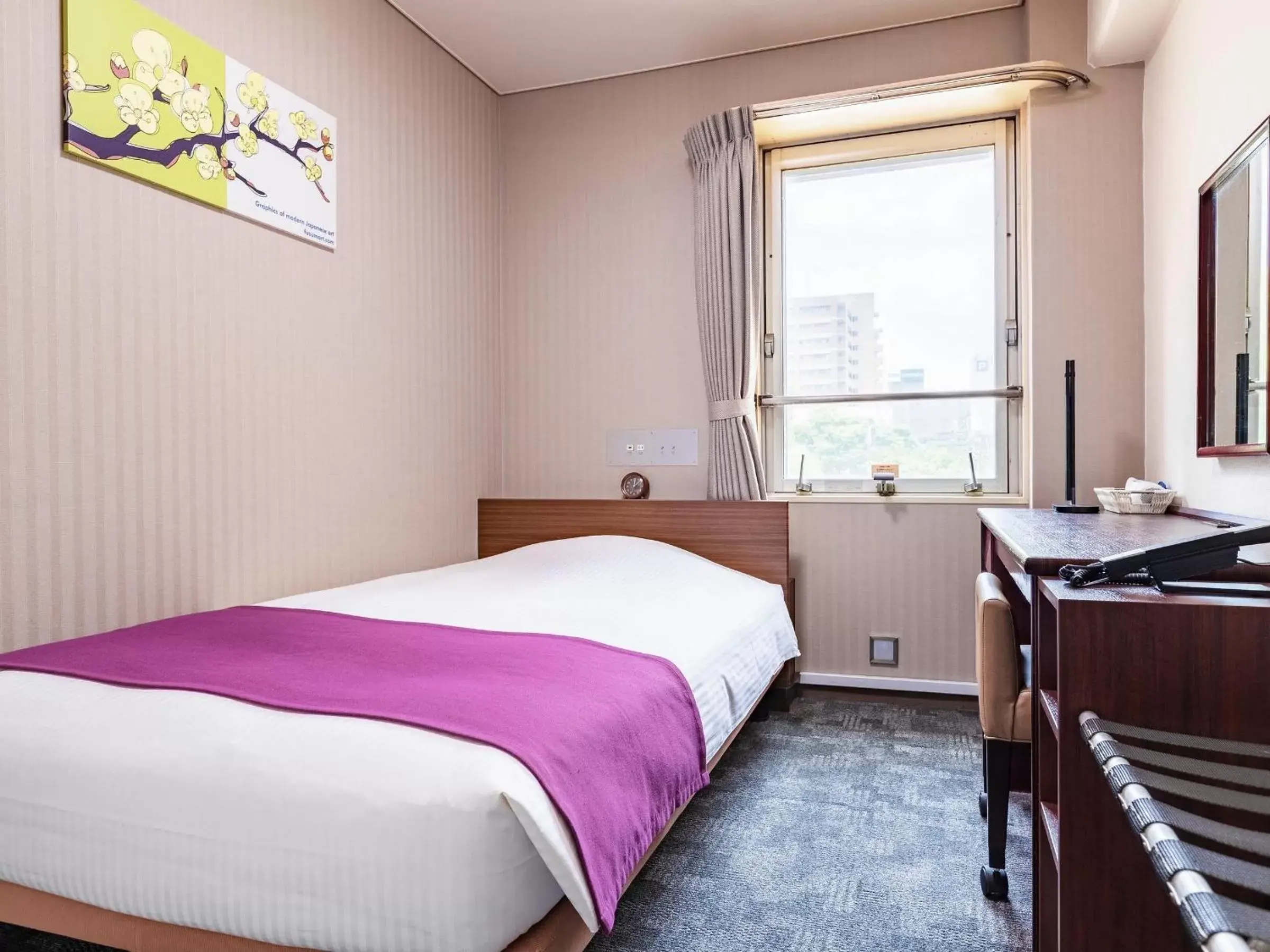 Bed in Central Hotel Okayama Bed in Central Hotel Okayama