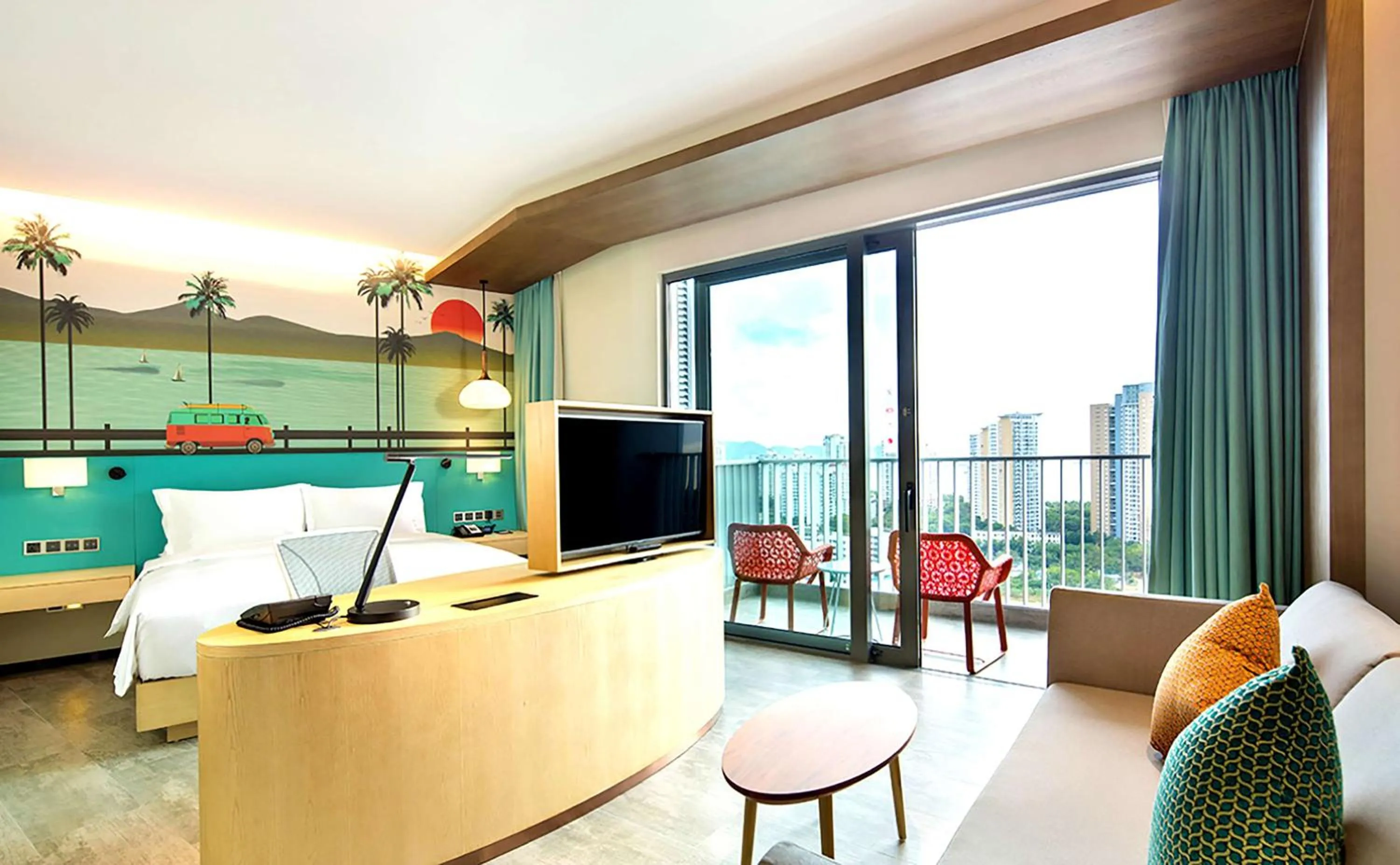 Bedroom in Hilton Garden Inn Sanya