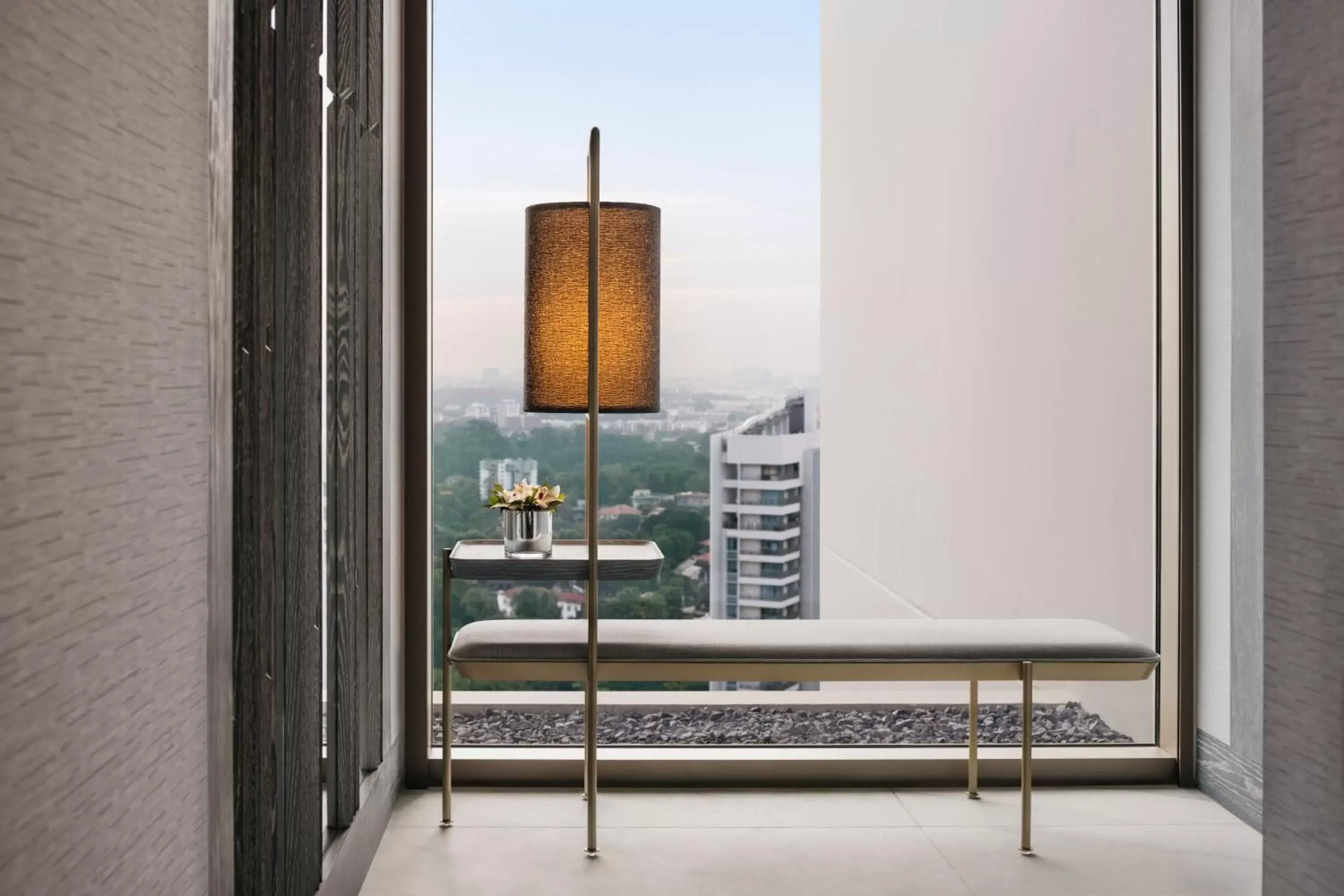 Seating area in Pan Pacific Orchard