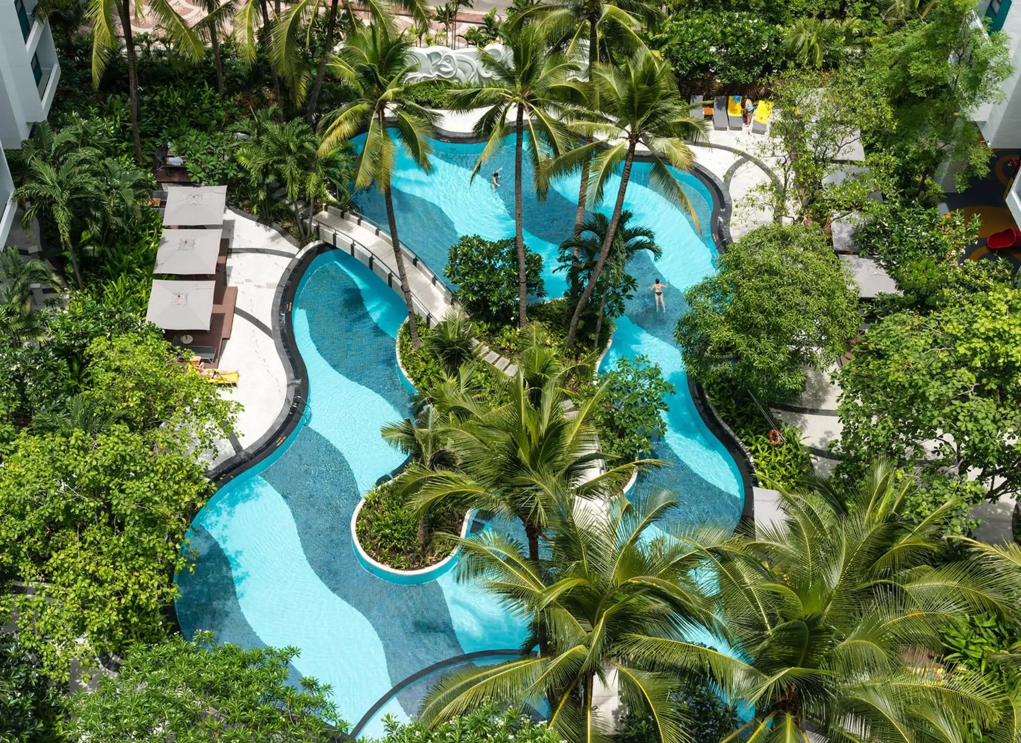 Swimming pool in Chatrium Sathon Bangkok