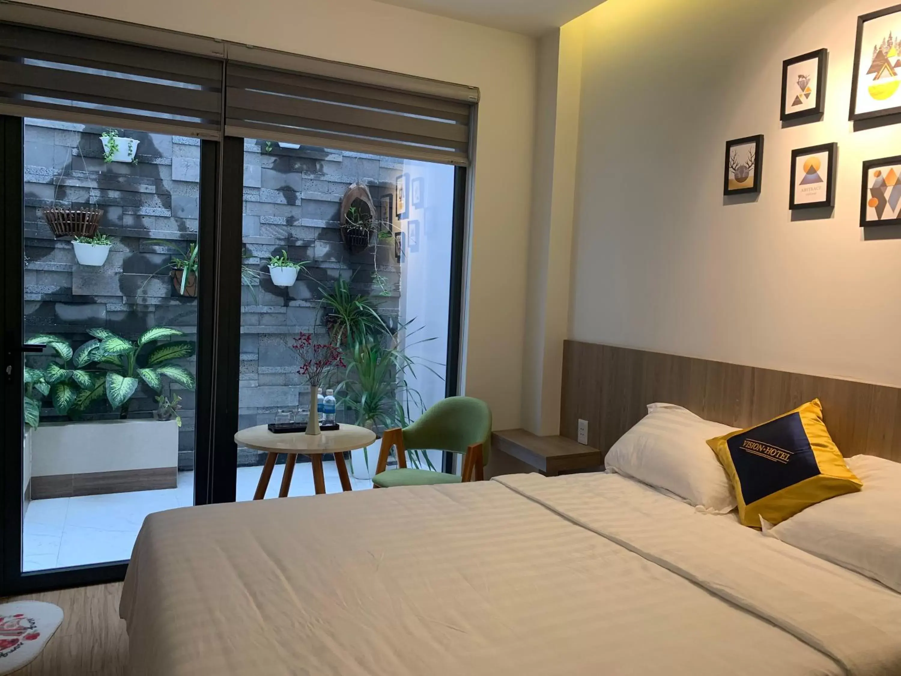 Bed in VISION HOTEL Bed in VISION HOTEL