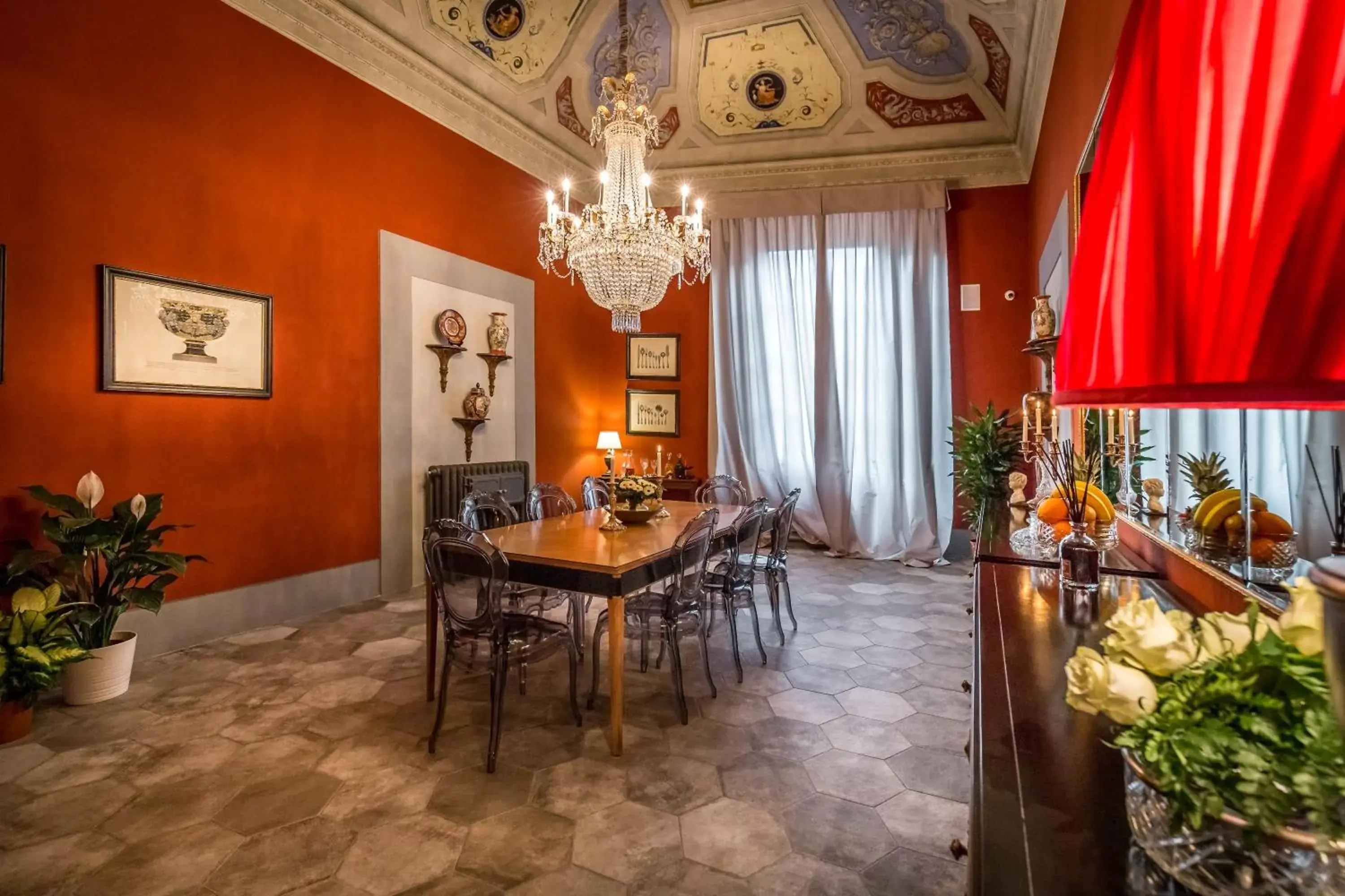 Buffet breakfast, Dining Area in Palazzo Ridolfi - Residenza d'Epoca