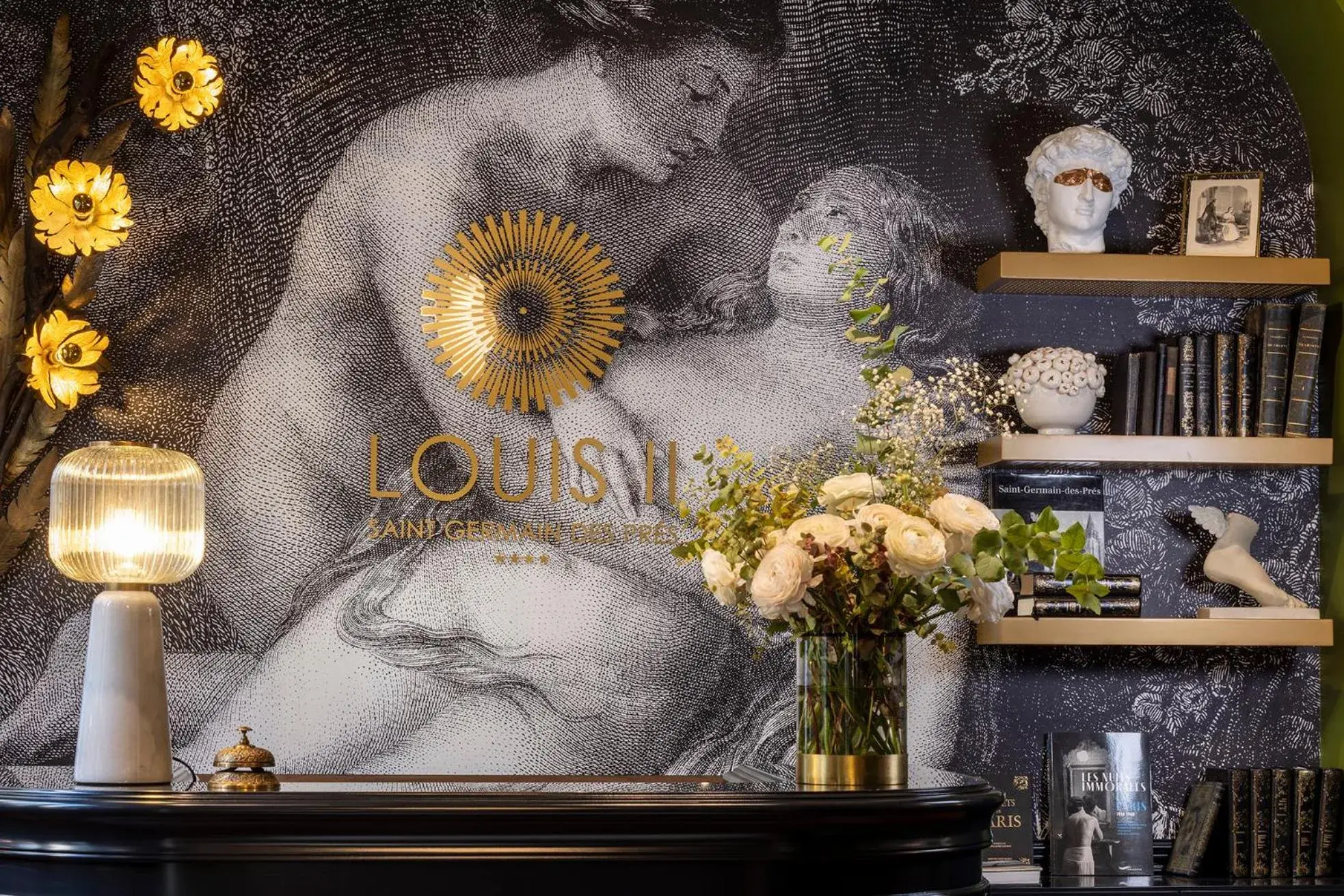 Lobby or reception in Hotel Louis II