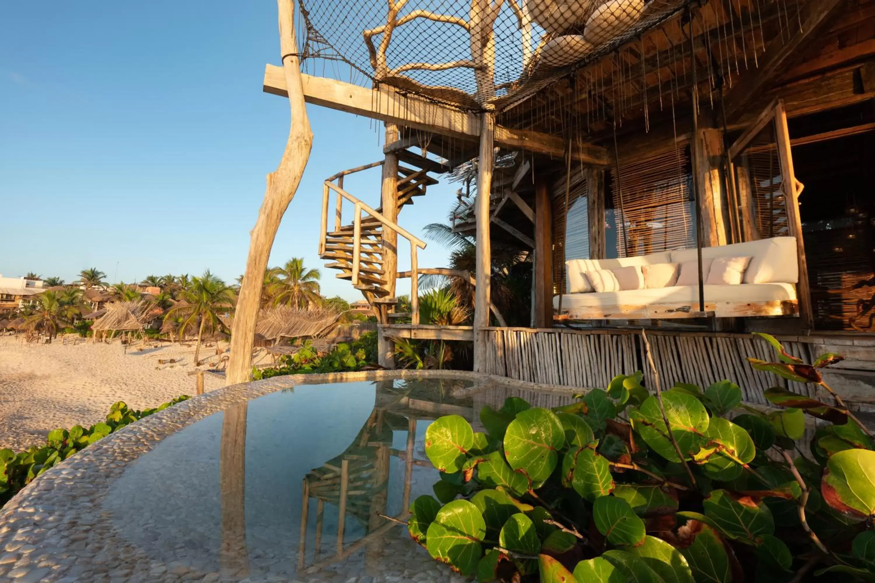 Balcony/Terrace, Swimming Pool in Azulik