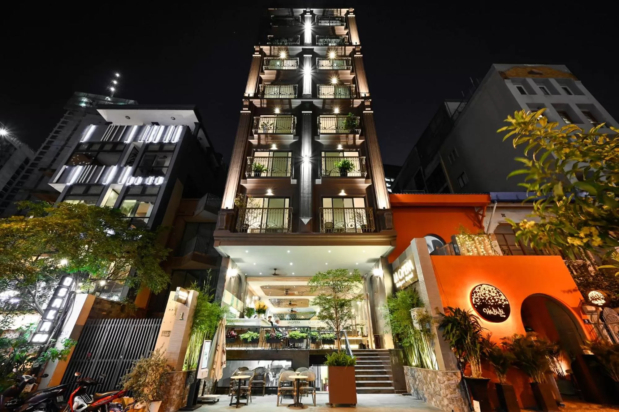 Facade/entrance in La Opera Saigon Hotel