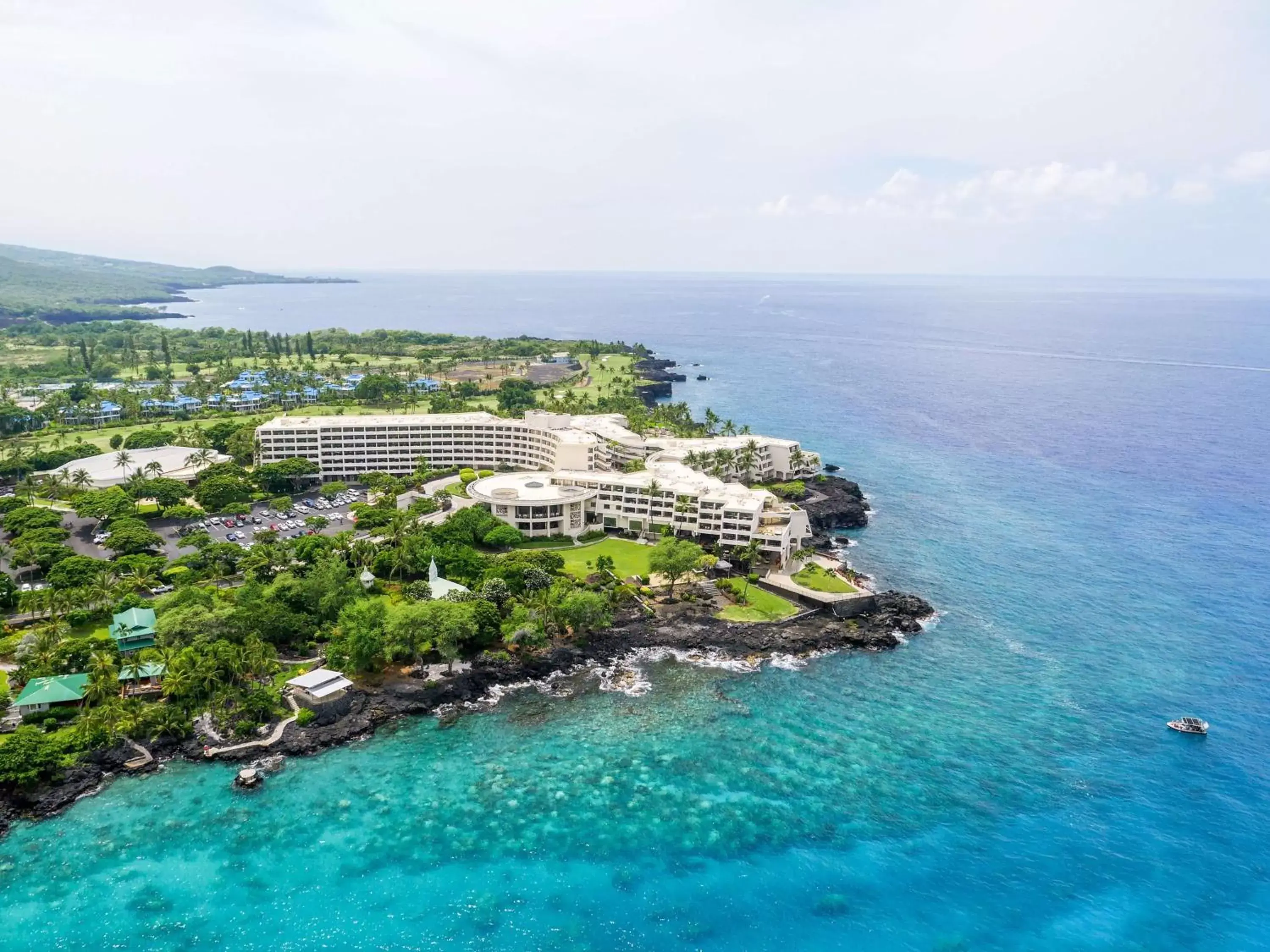 Property building, Bird's-eye View in Outrigger Kona Resort and Spa