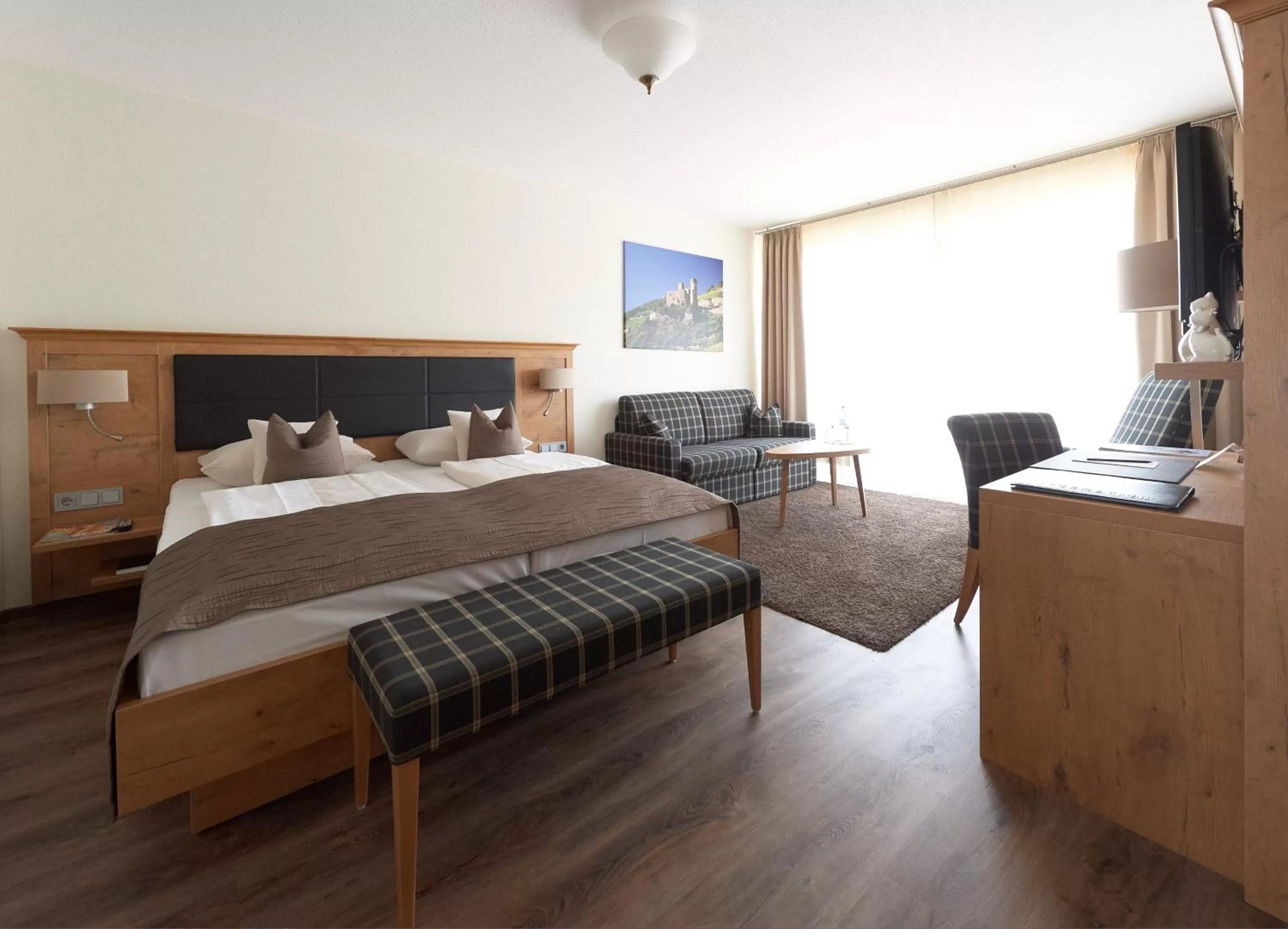 Photo of the whole room, Bed in Fetzers Landhotel