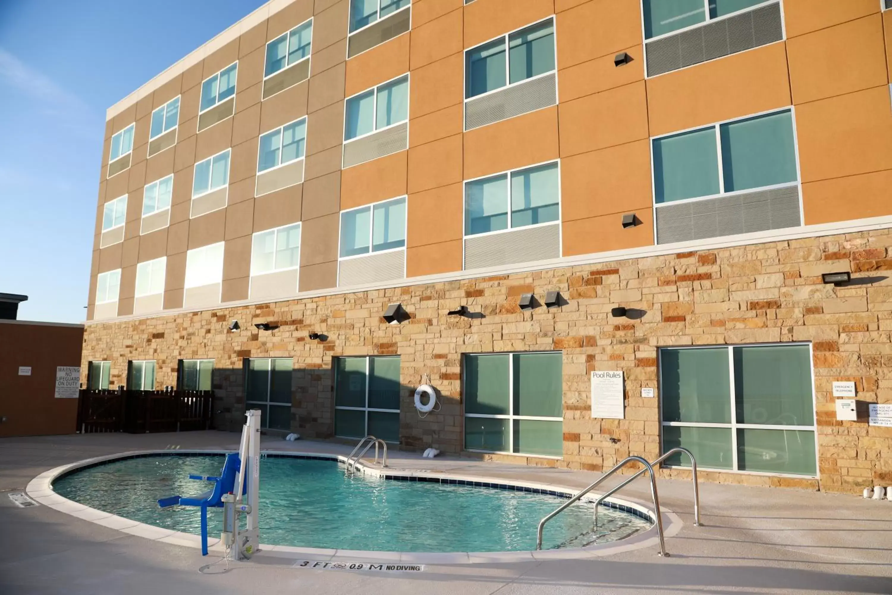 Swimming pool, Property Building in Holiday Inn Express & Suites - Wylie West, an IHG Hotel