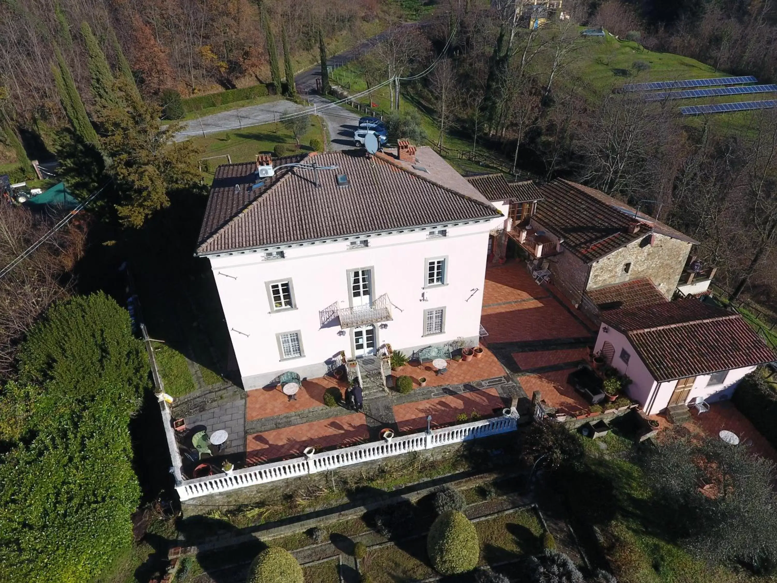 Bird's eye view, Bird's-eye View in Villa Belvedere