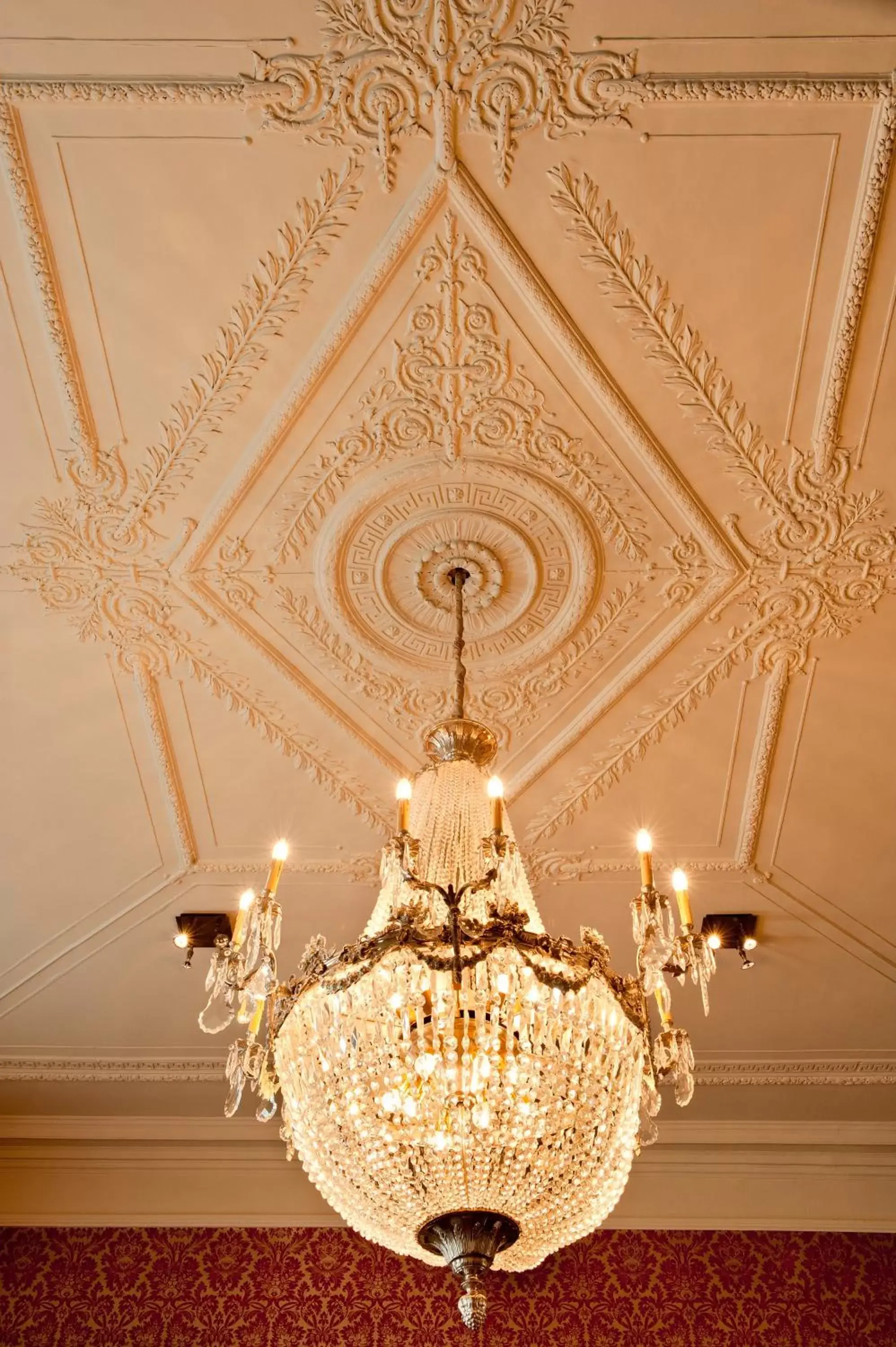 Decorative detail in Grand Hotel Casselbergh Brugge