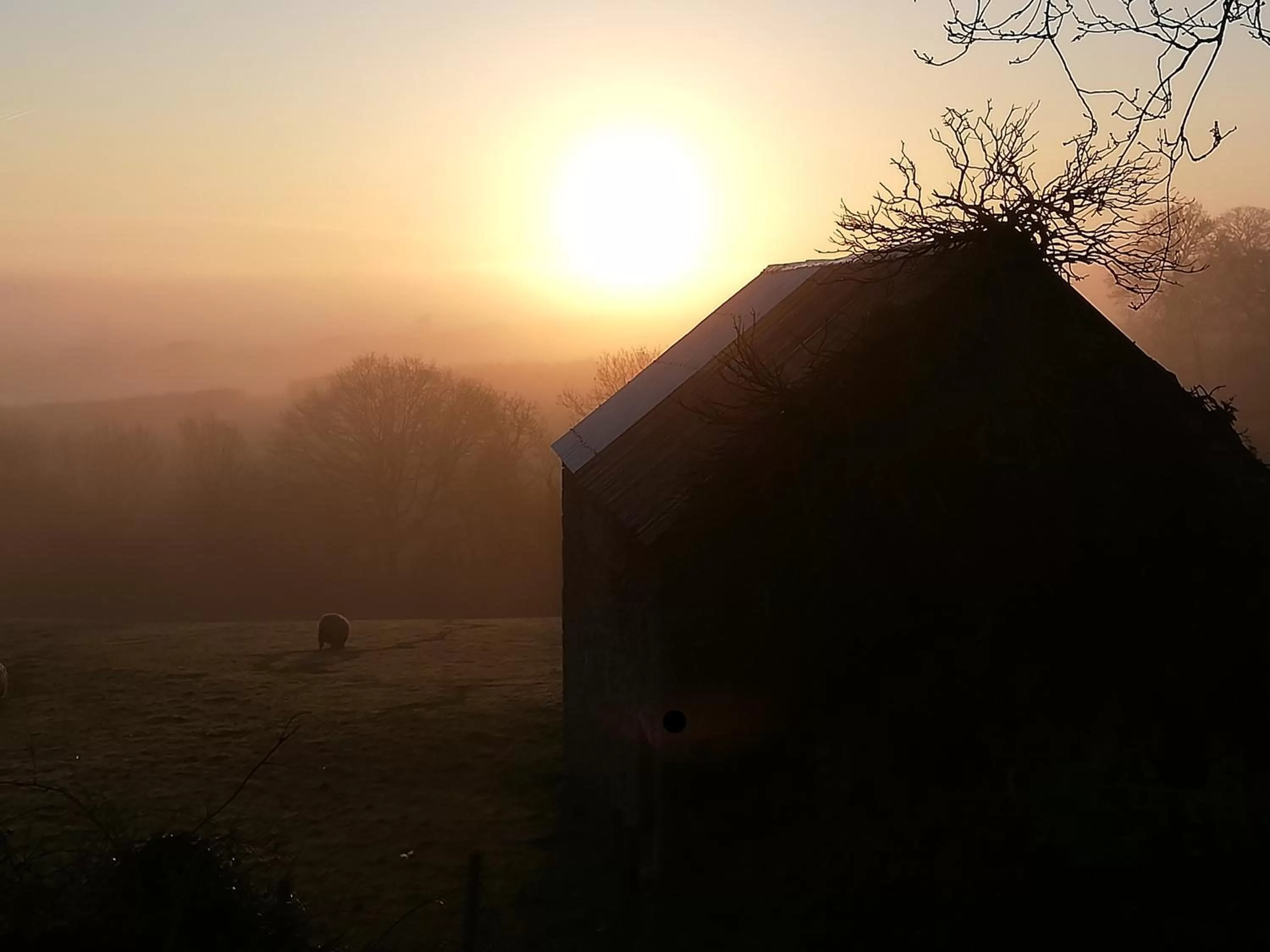 Sunrise/Sunset in Lovaton Farmhouse