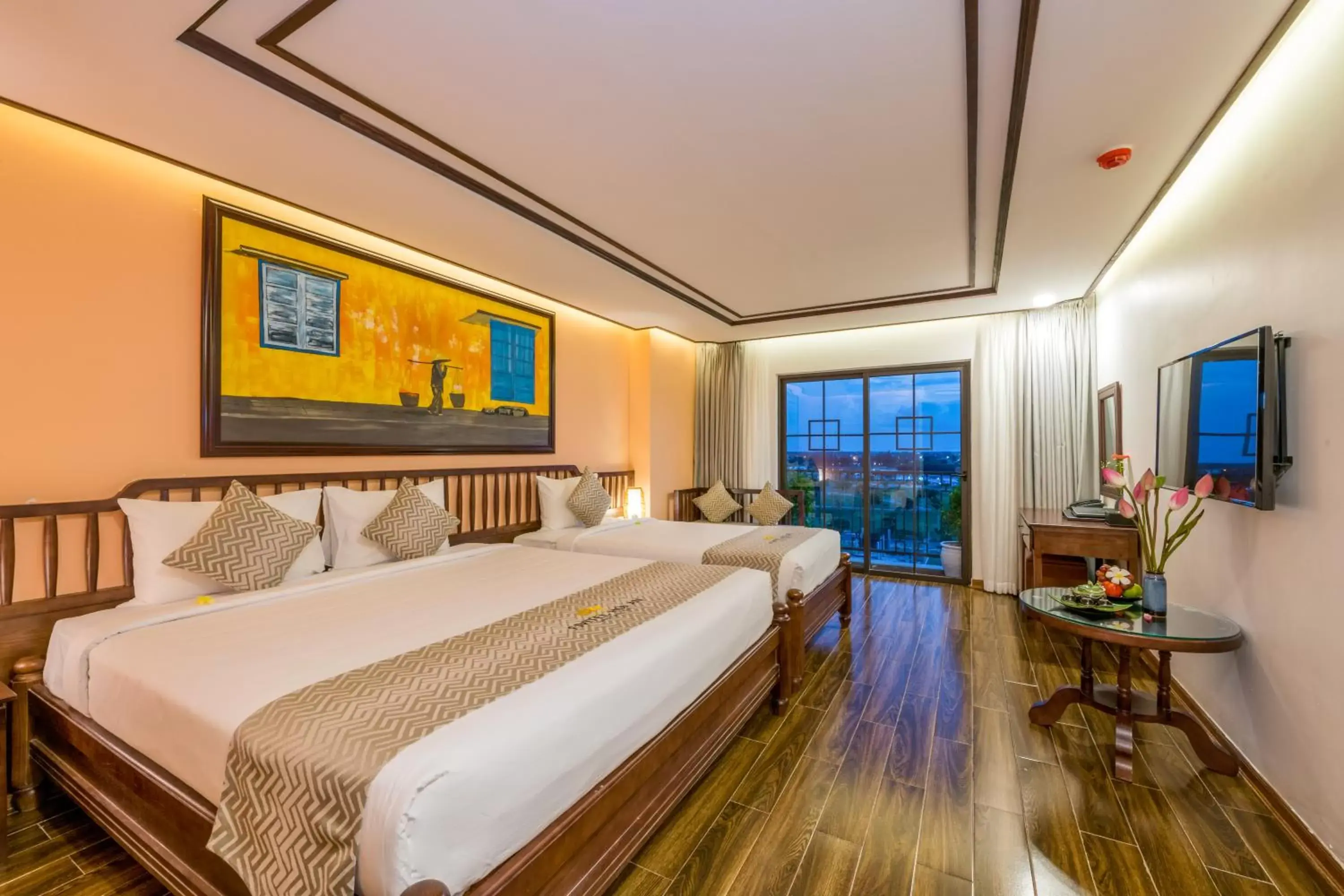 Bed in Fivitel Hoi An Hotel Bed in Fivitel Hoi An Hotel