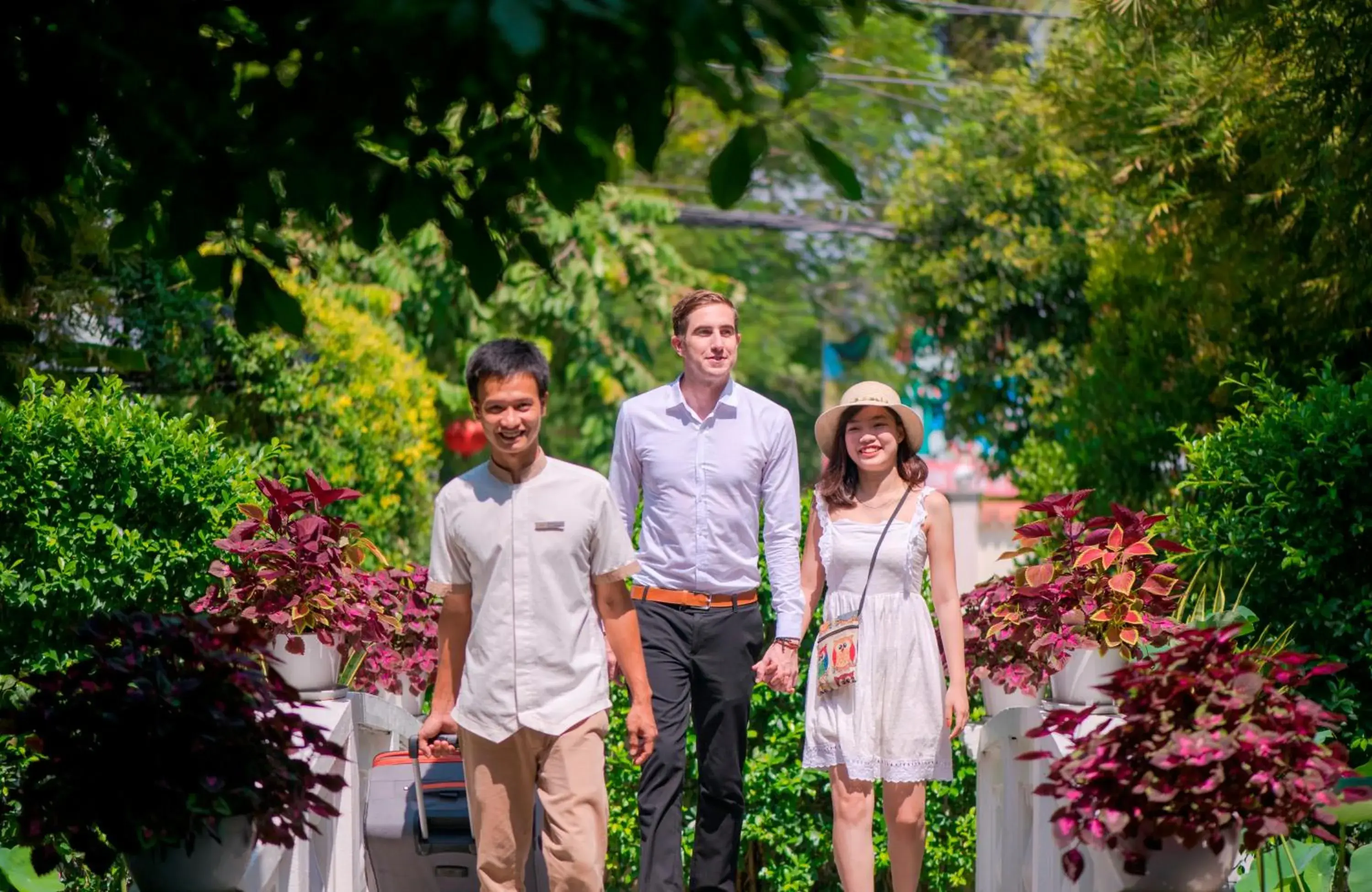 Staff, Guests in Hoi An Garden Palace & Spa