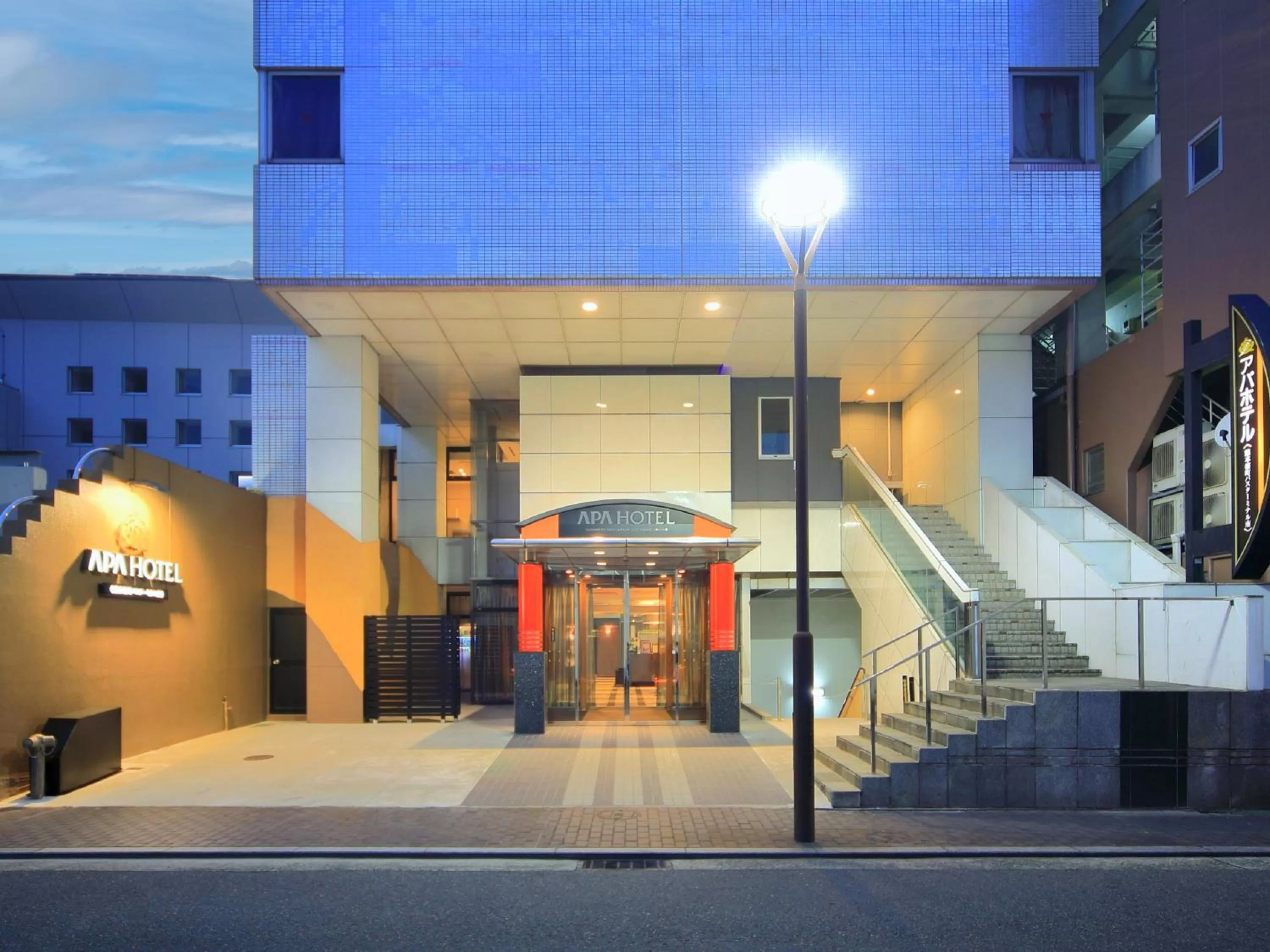 Facade/entrance in APA Hotel Kumamoto Sakuramachi Bus Terminal Minami