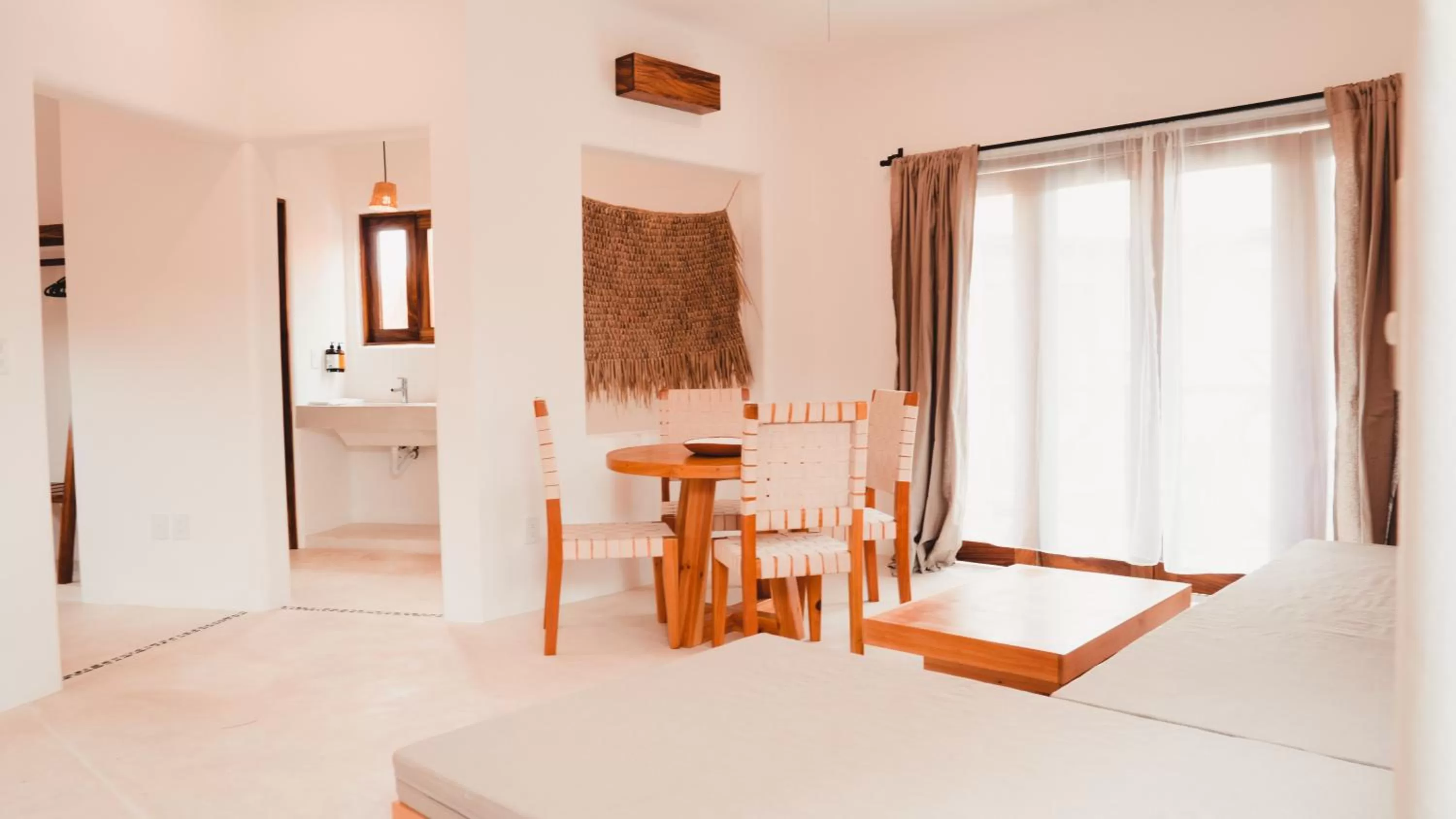 Living room, Bed in Casa Kuaa