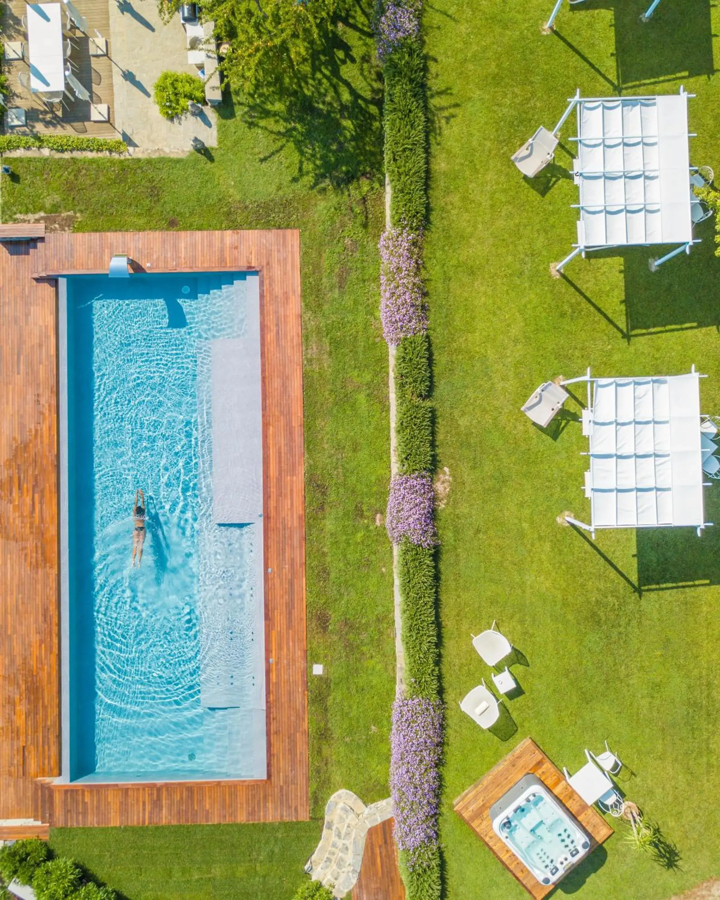 Bird's eye view, Pool View in Villa Riviera Resort