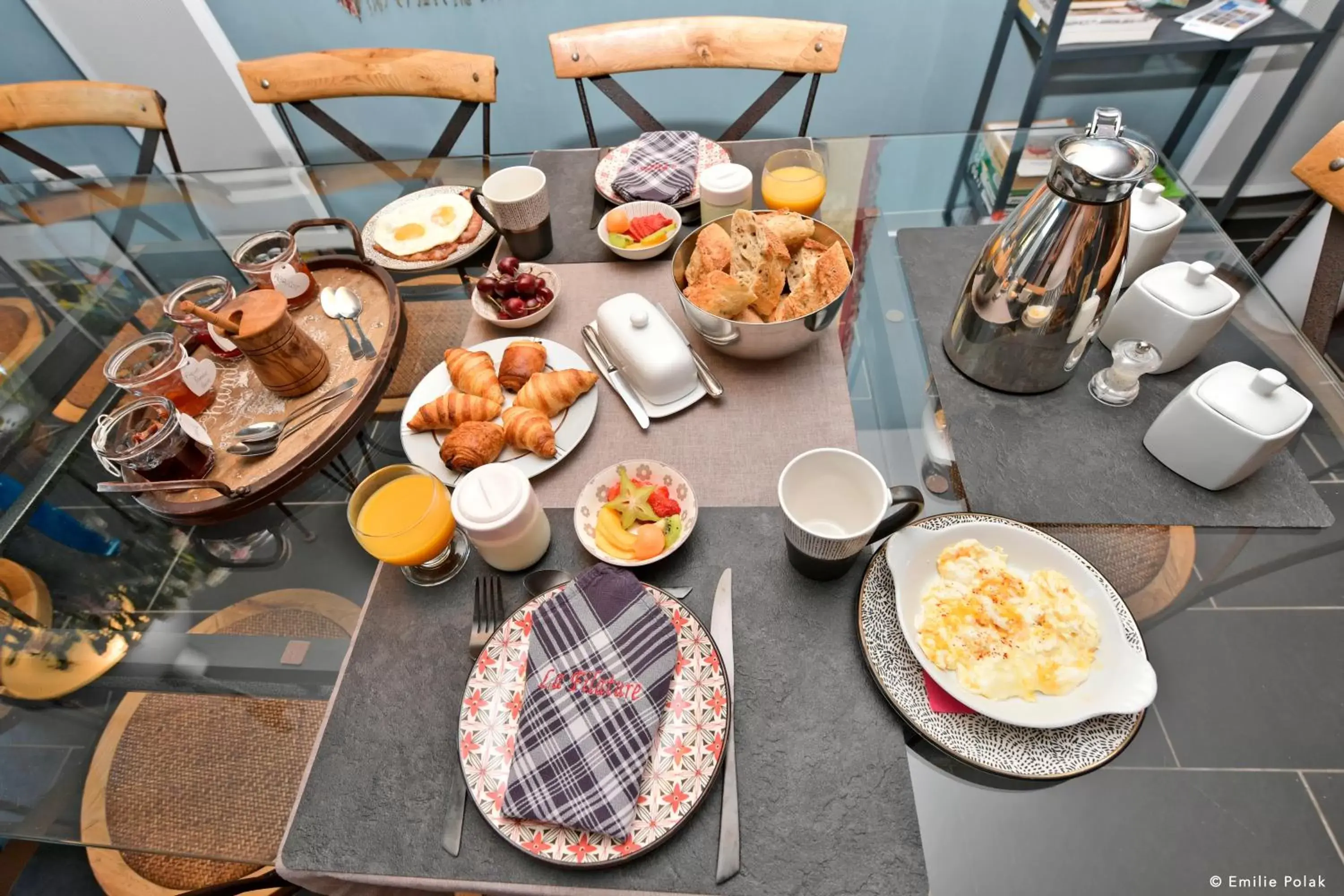 Breakfast in Chambres d'Hôtes La Filature