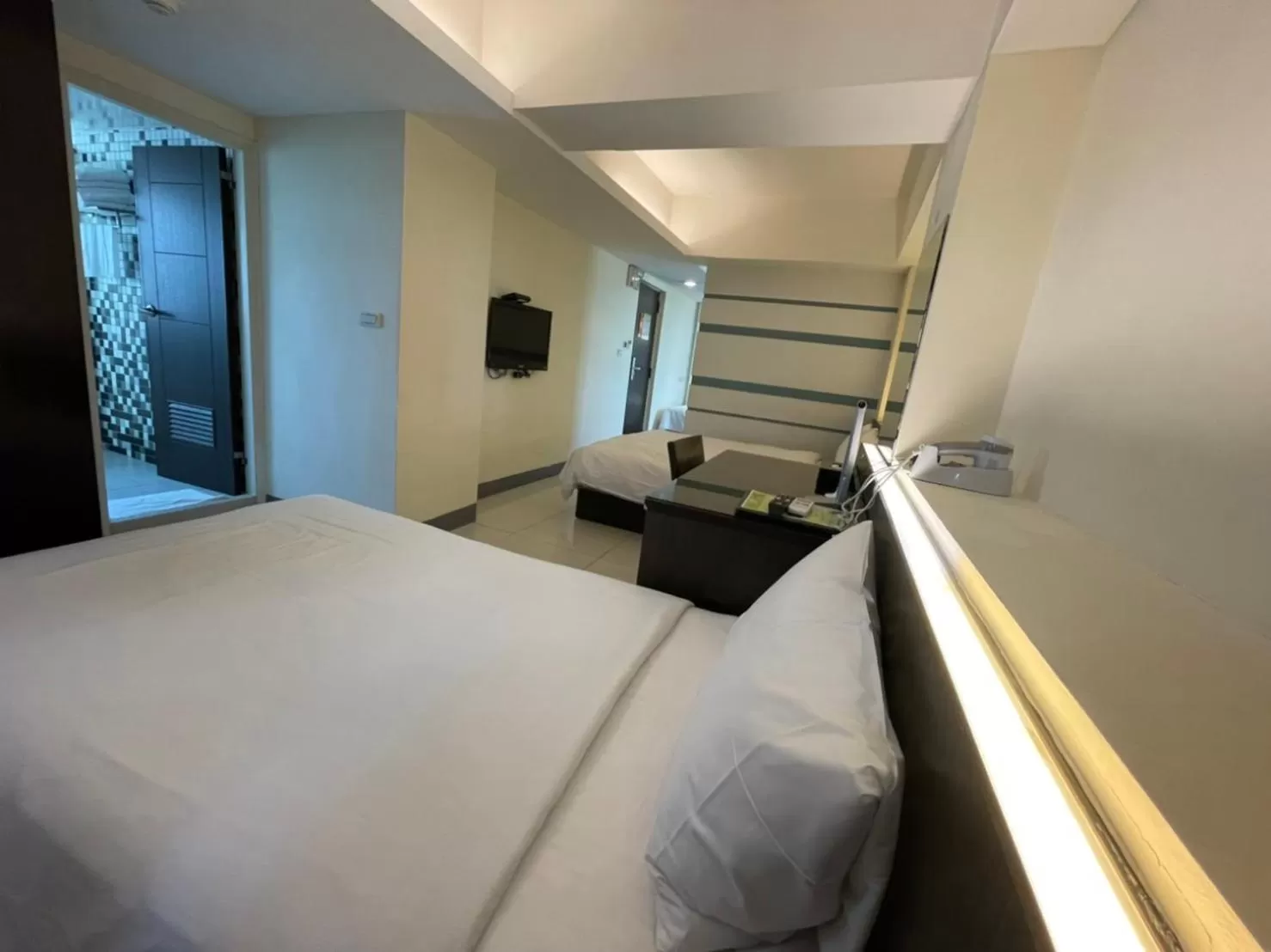 Bed in Kiwi Express Hotel - Kaohsiung Station