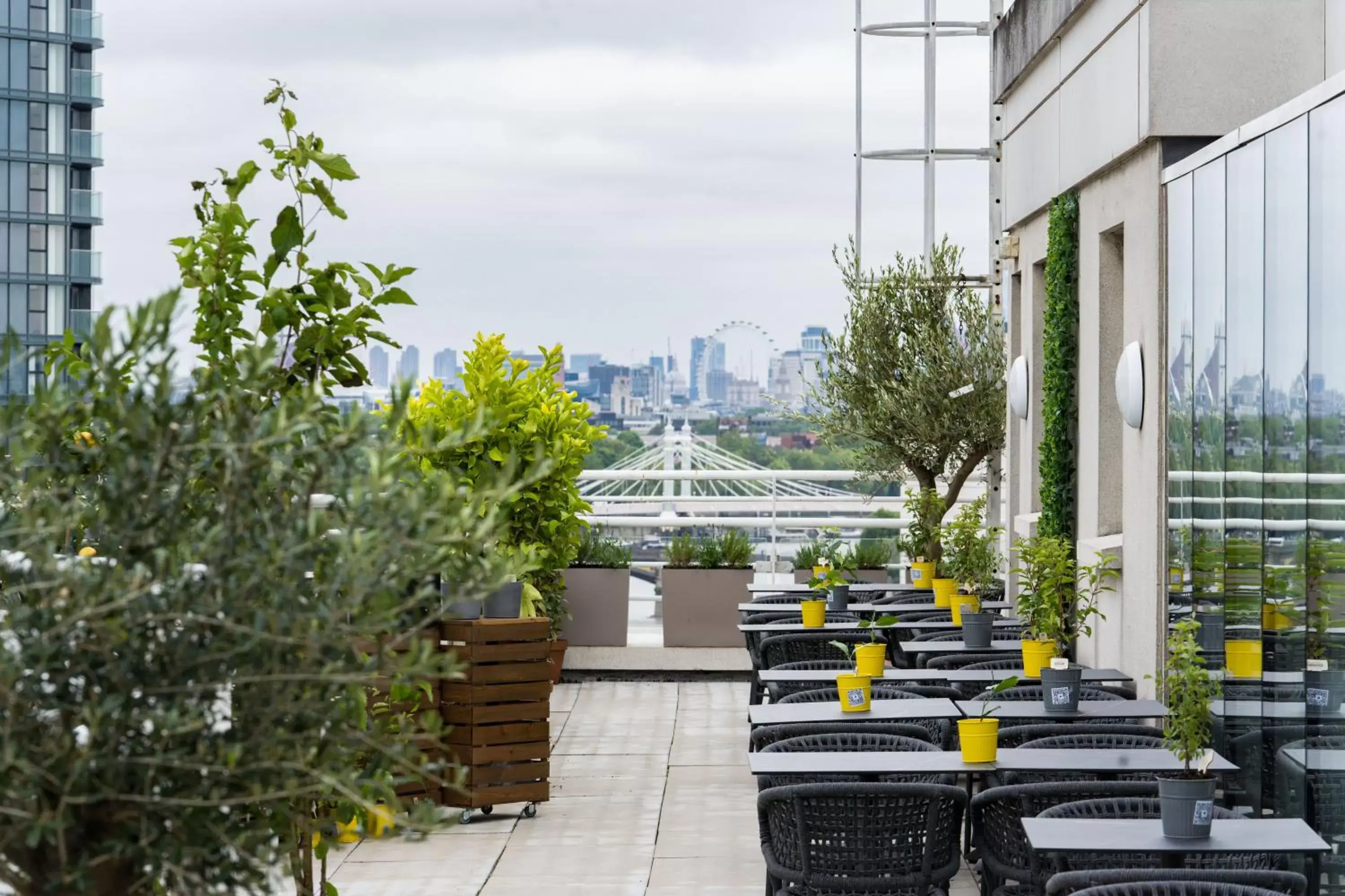 Balcony/Terrace in The Chelsea Harbour Hotel and Spa