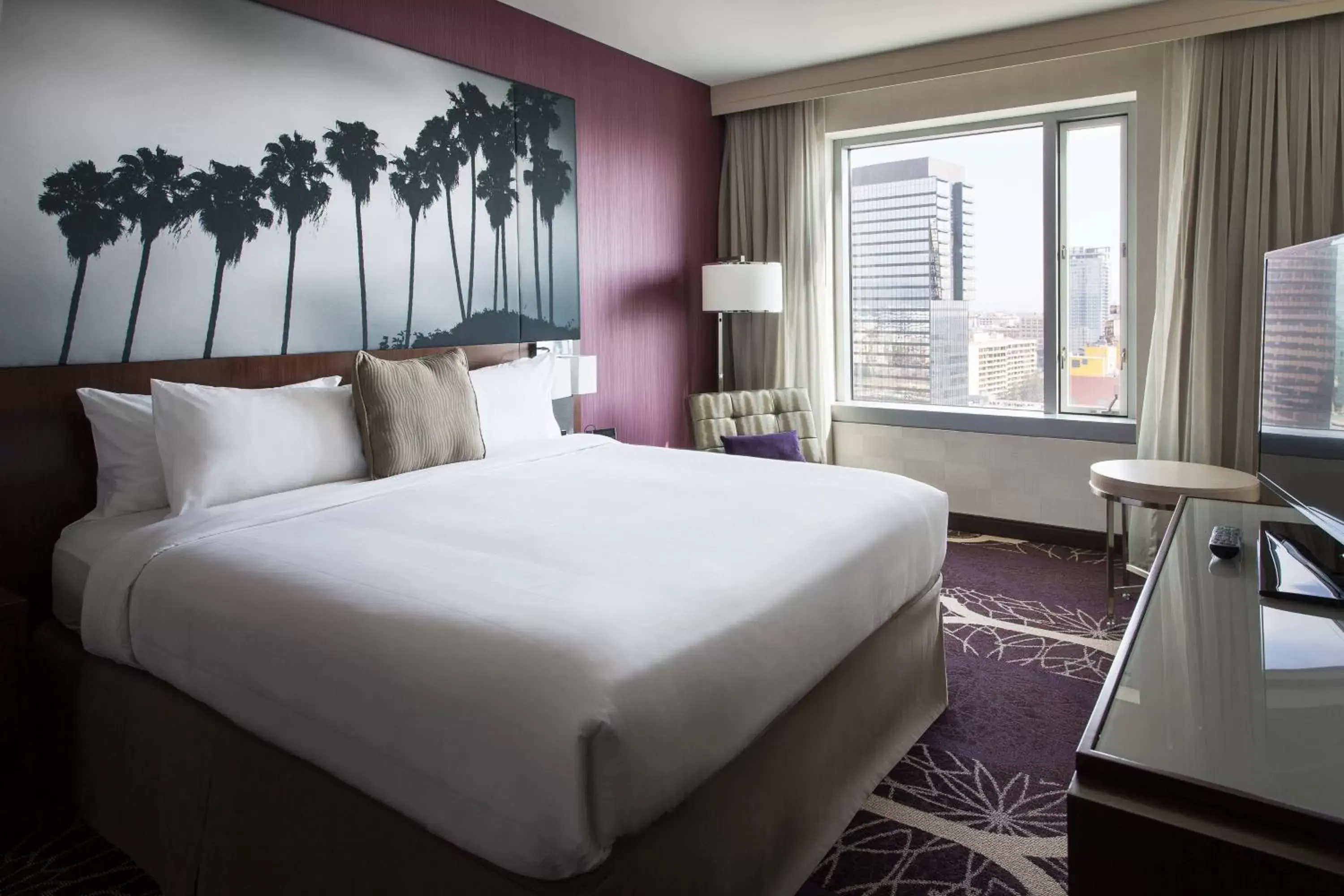Bedroom, Bed in Residence Inn by Marriott Los Angeles L.A. LIVE
