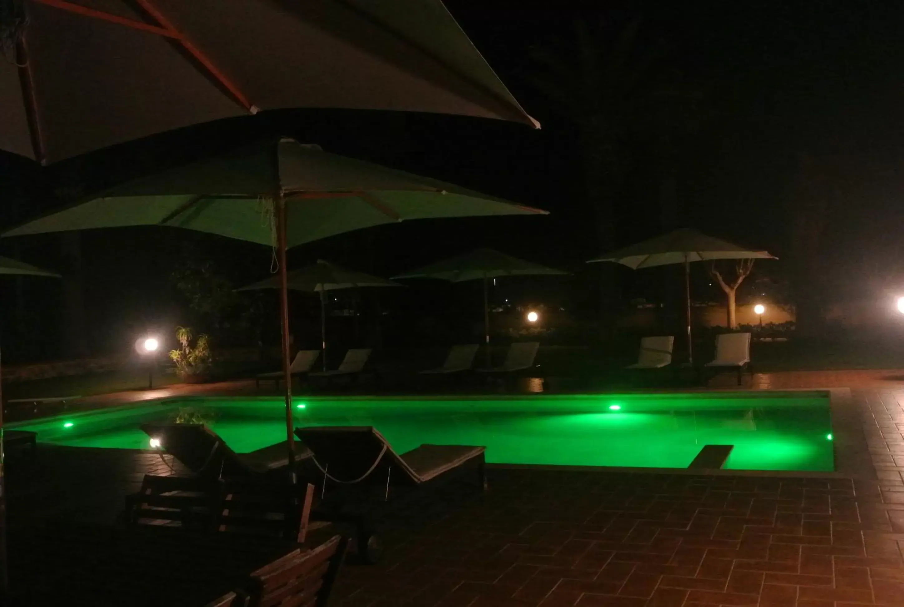 Night, Swimming Pool in Villa Carlotta Resort