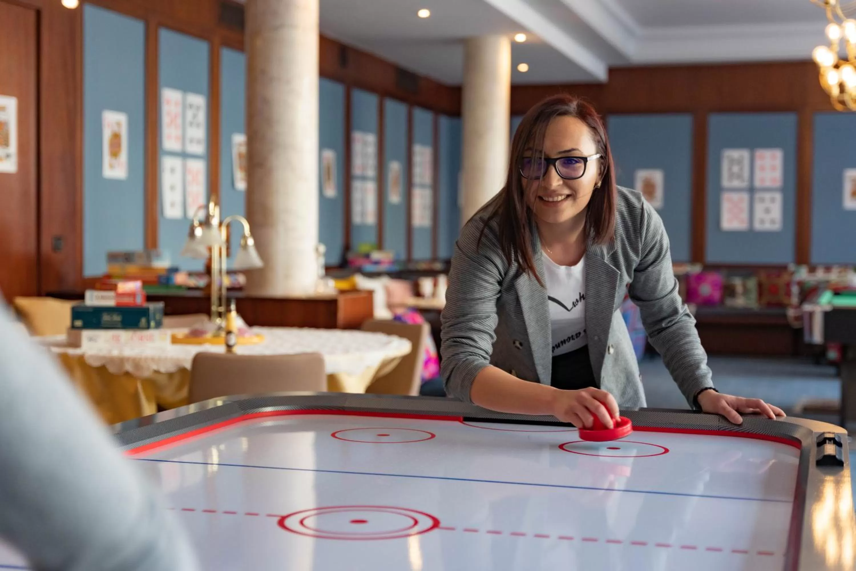 Game Room in Tante ALMA's Mannheimer Hotel