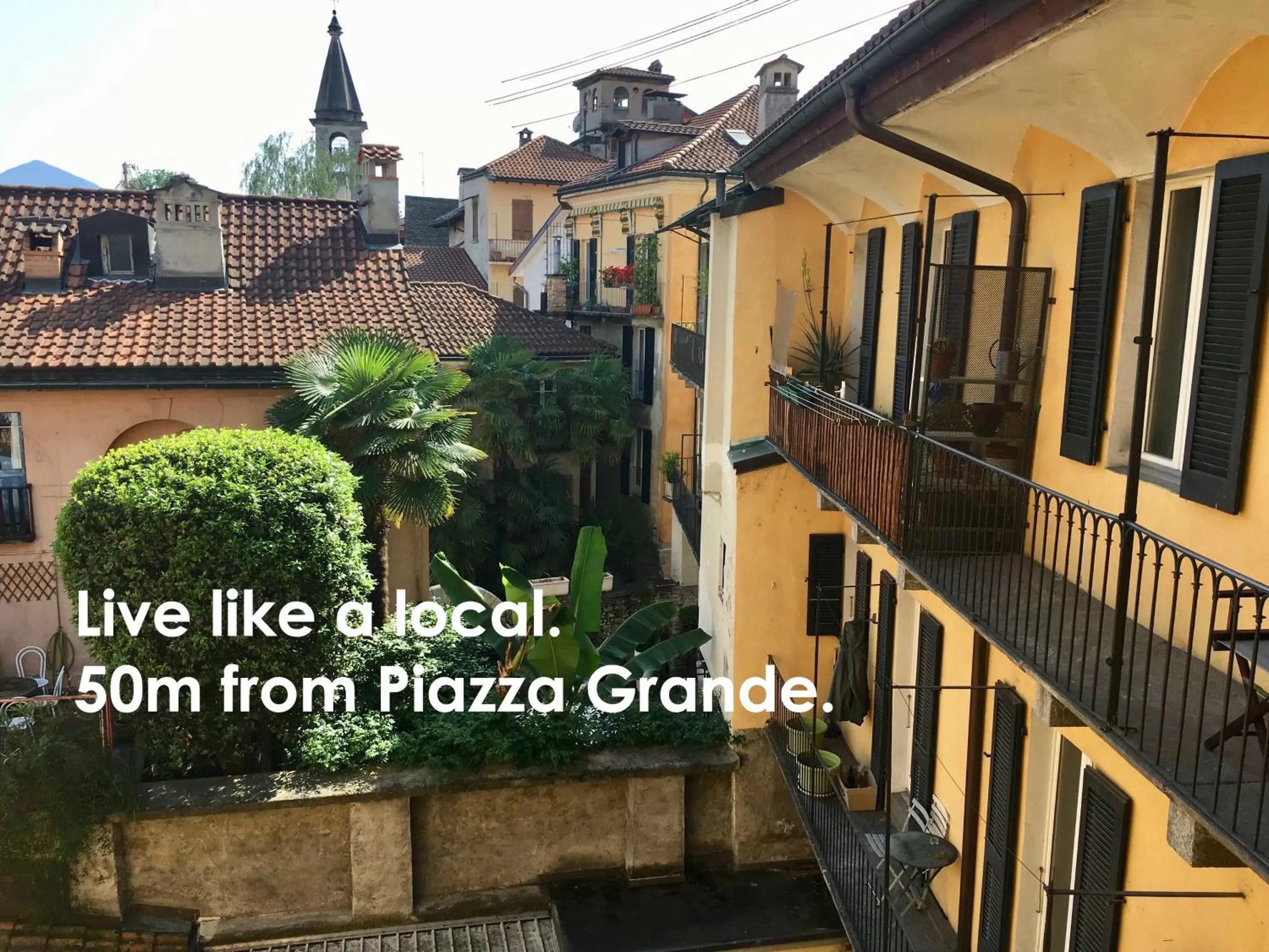 Inner courtyard view in Great2Stay City Center Apartments