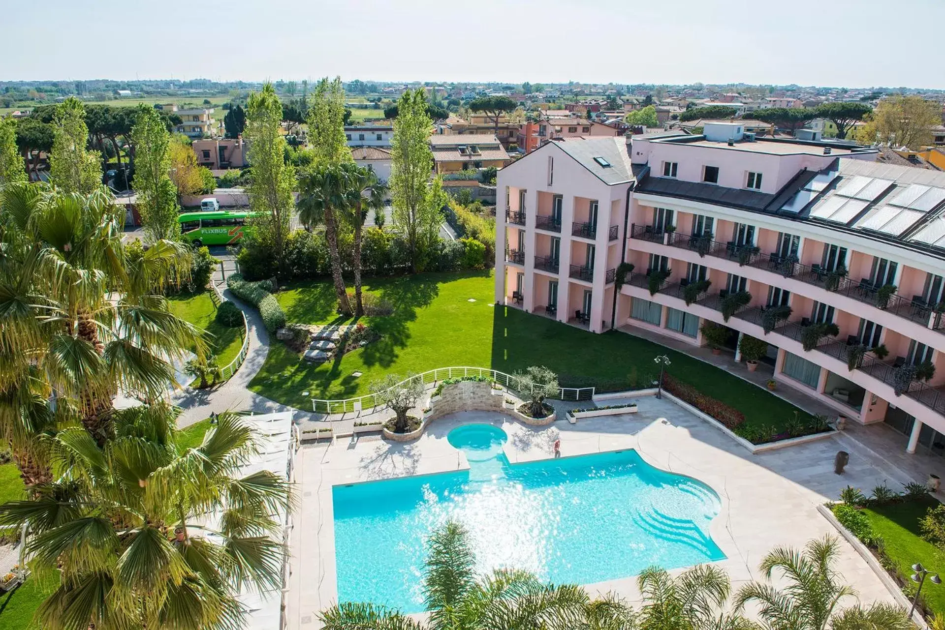 Pool View in Hotel Isola Sacra Rome Airport