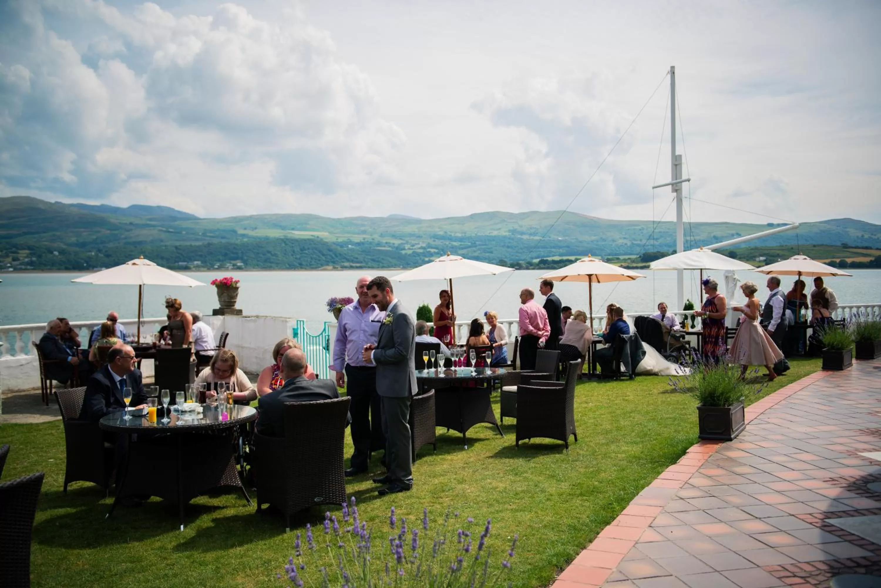 Balcony/Terrace in Portmeirion Village & Castell Deudraeth