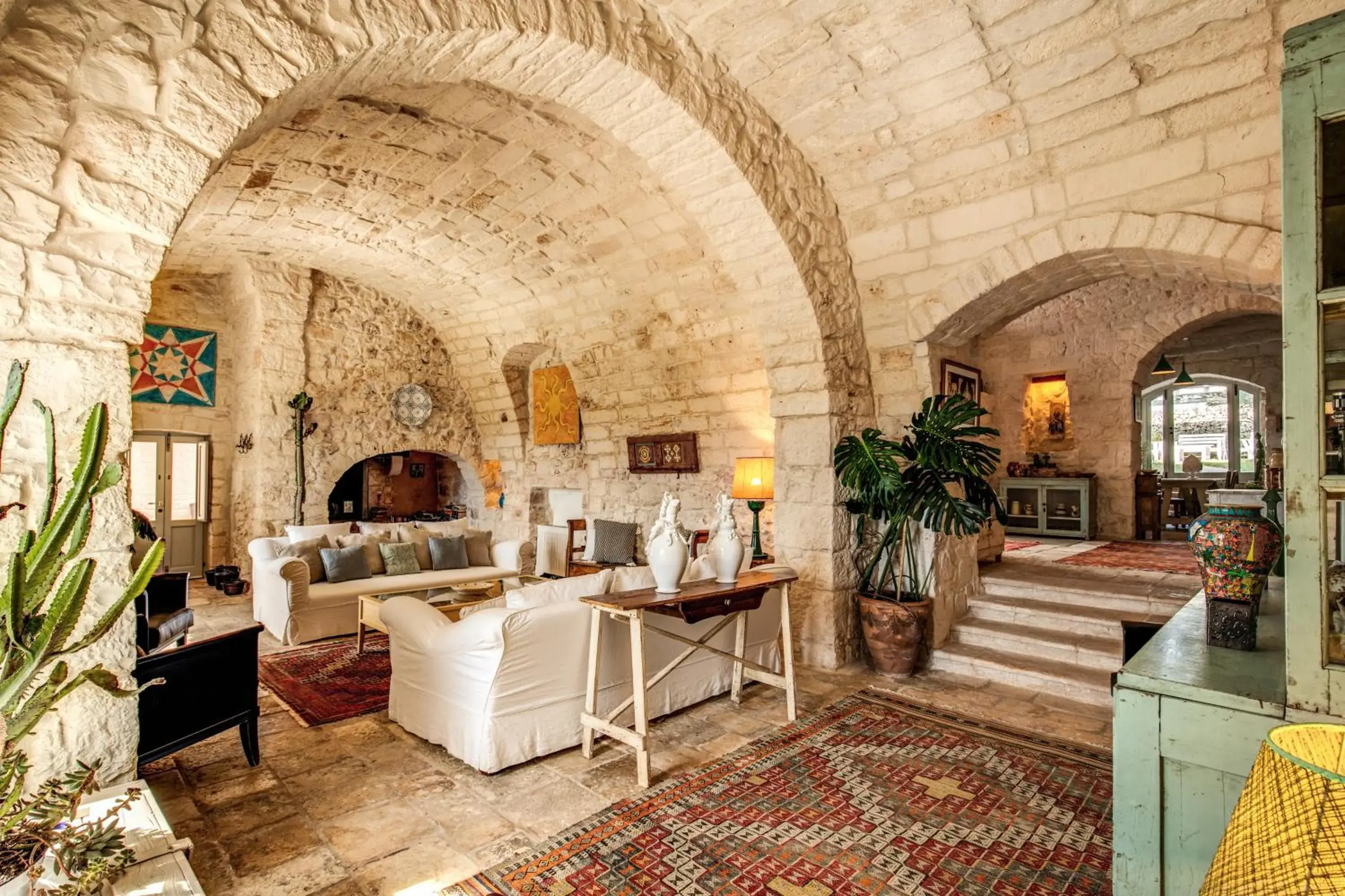 Living room, Seating Area in Masseria Cervarolo