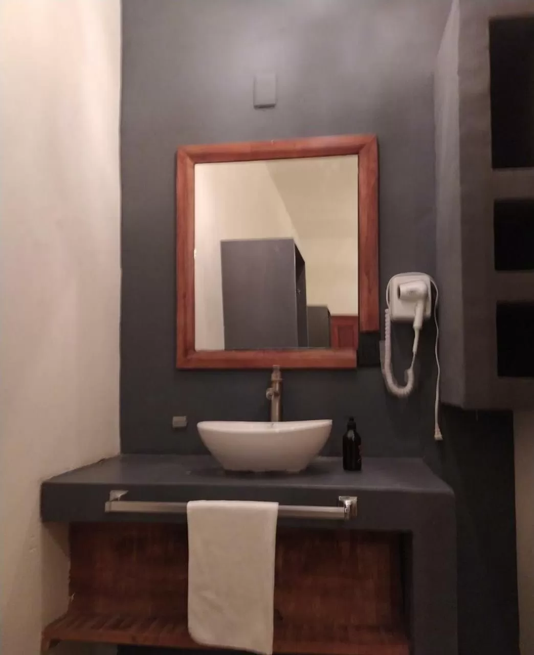 hair dryier in Hotel Sur Bacalar