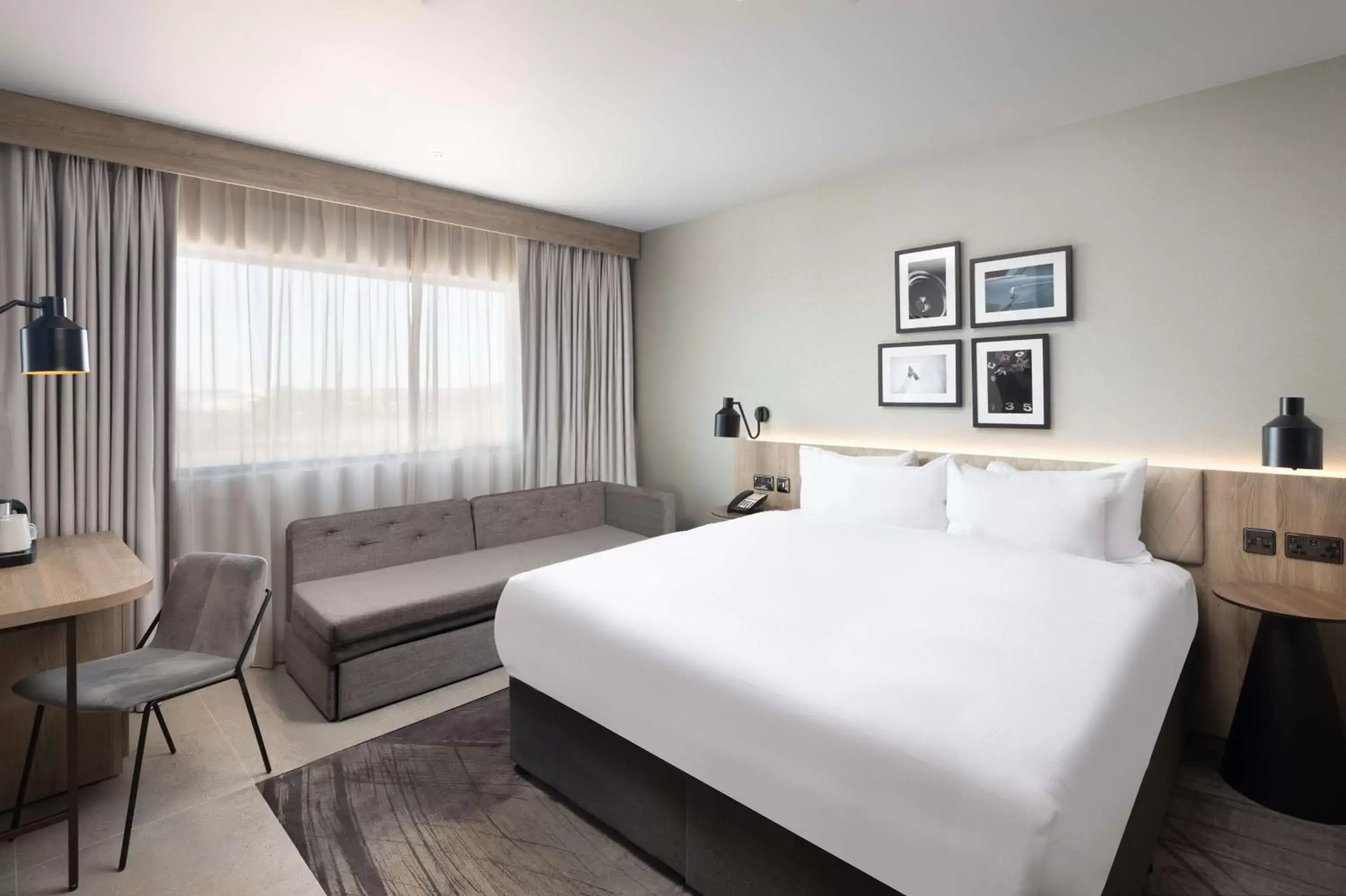 Bed in Hilton Garden Inn Silverstone