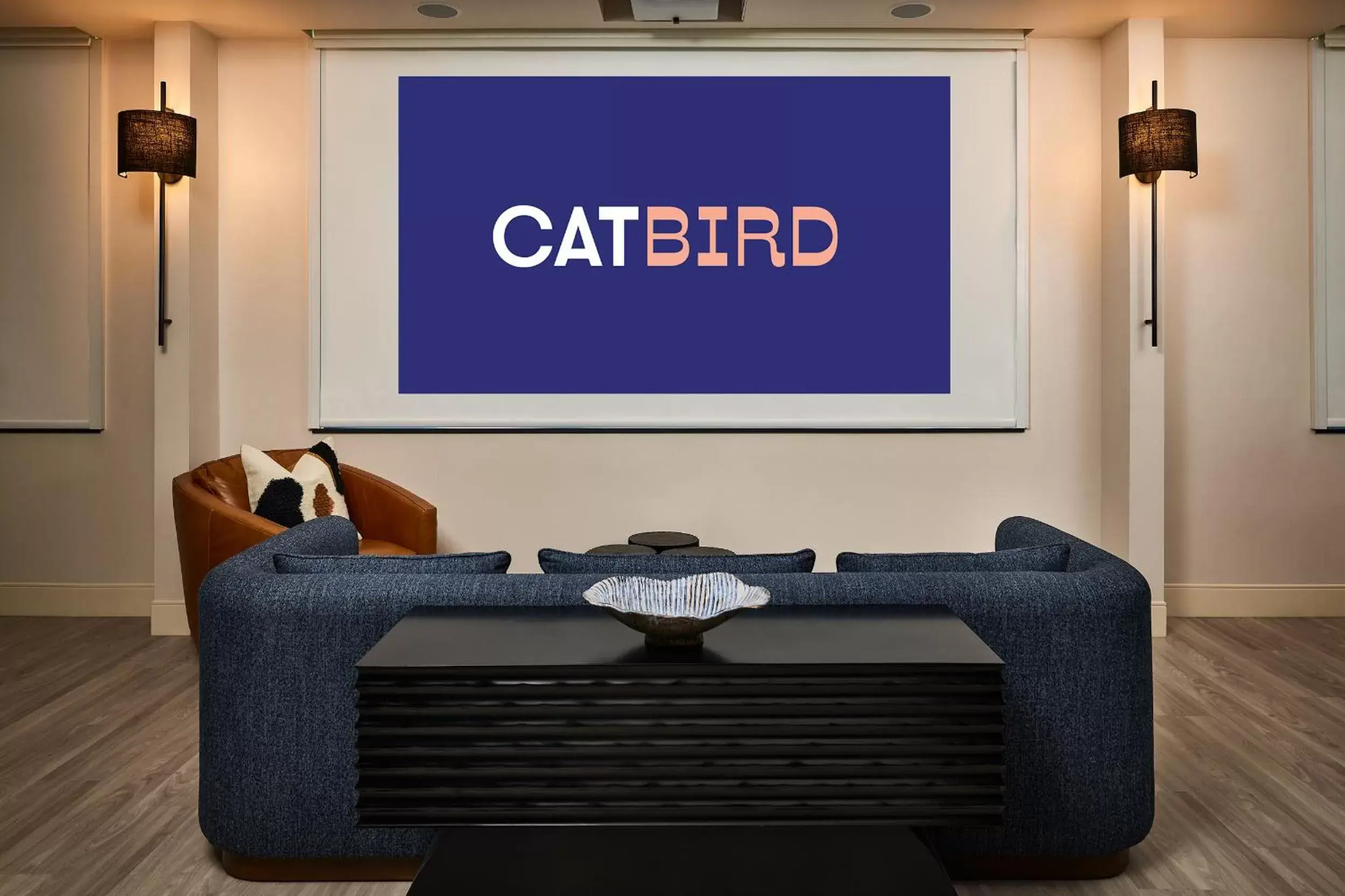 Seating area in Catbird Hotel