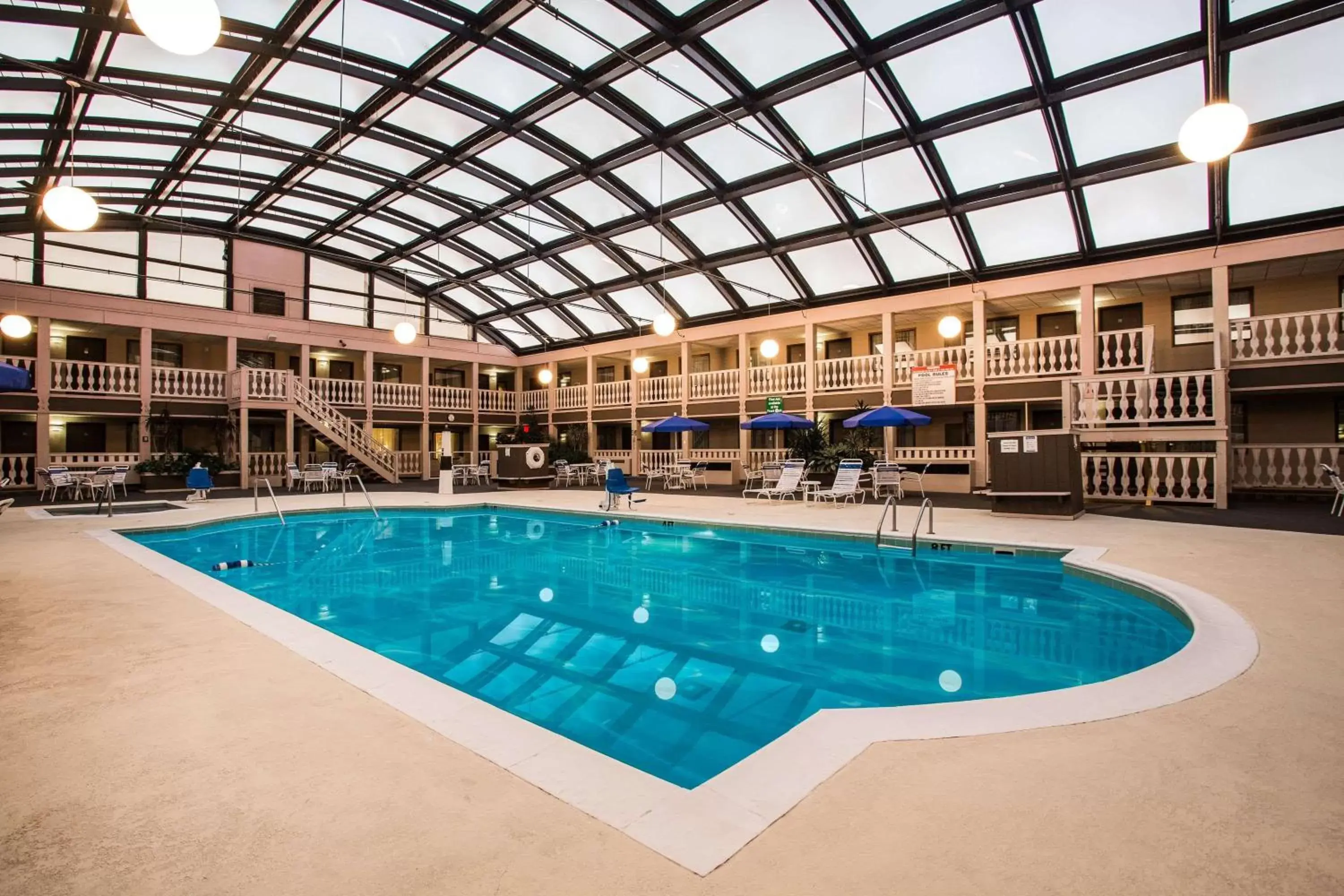 Pool view, Swimming Pool in AmericInn by Wyndham Janesville