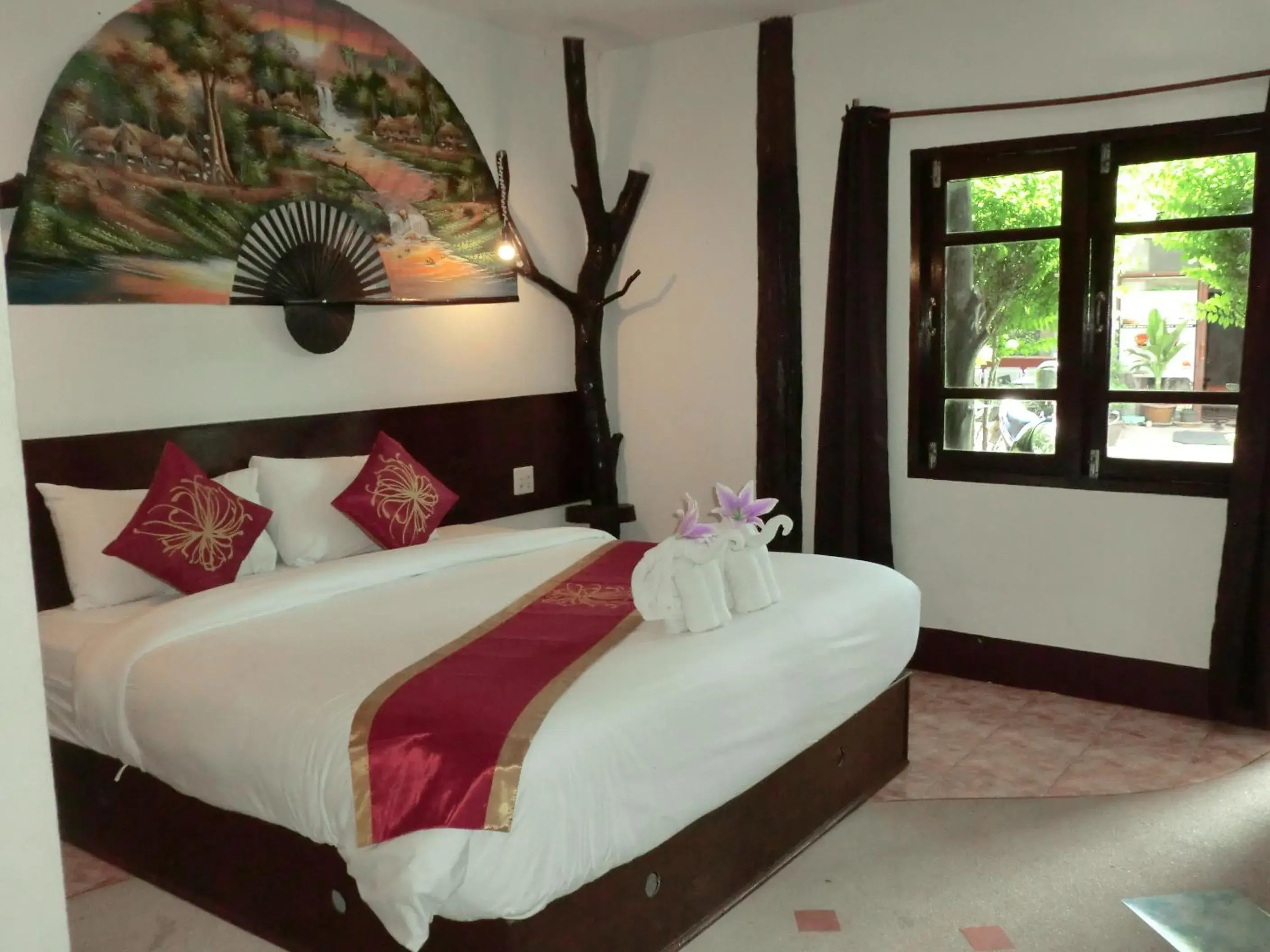 Bed in The Krabi Forest Homestay