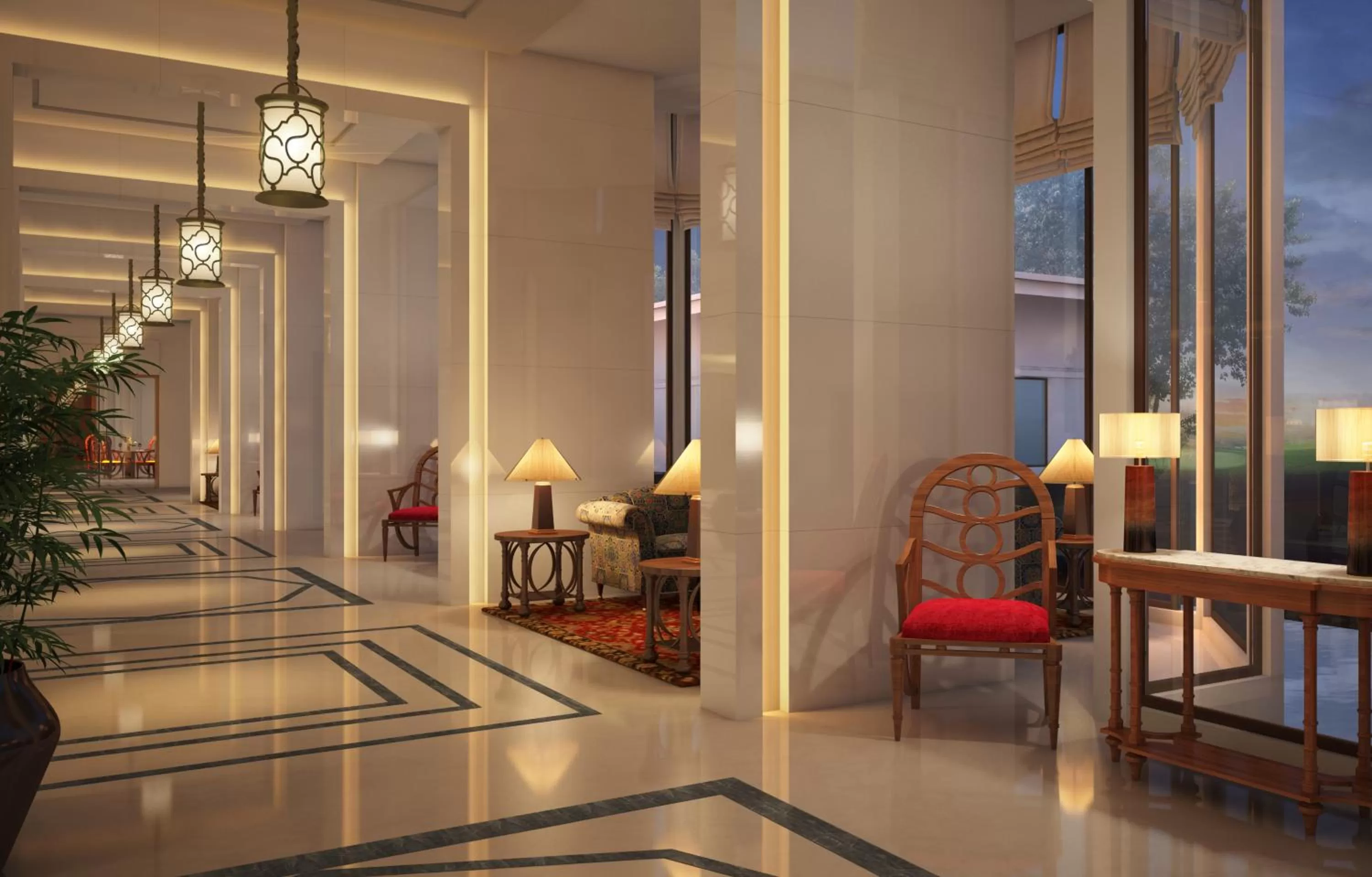 Lobby or reception in The Oberoi New Delhi