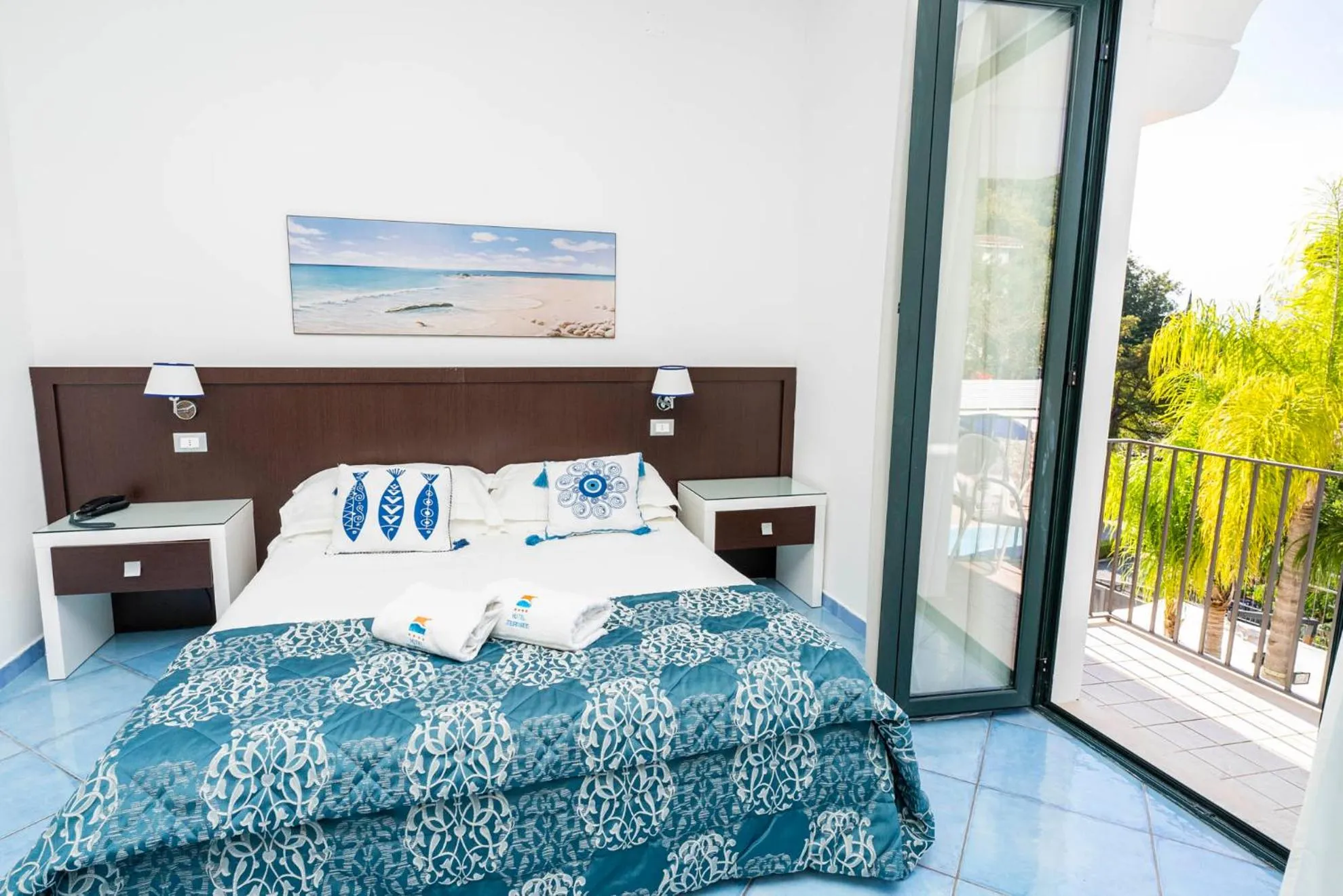 Bed in Hotel Murmann