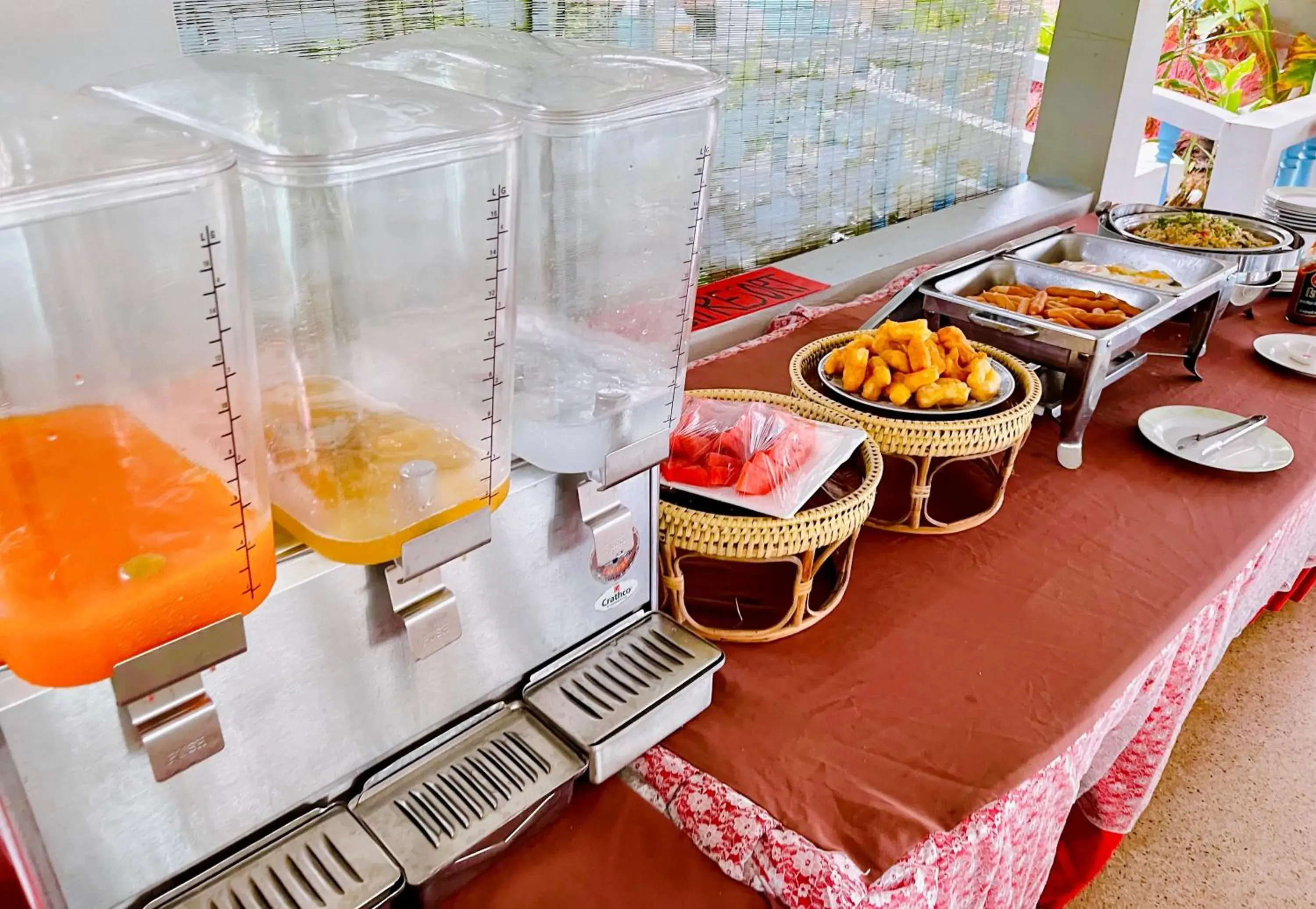 Breakfast in Lanta Paradise Beach Resort