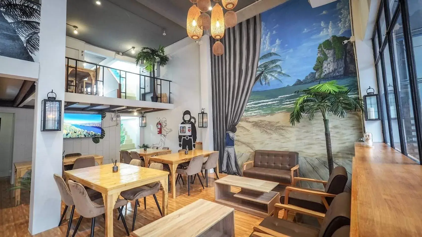 Restaurant/Places to Eat in Hoft Hostel Bangkok