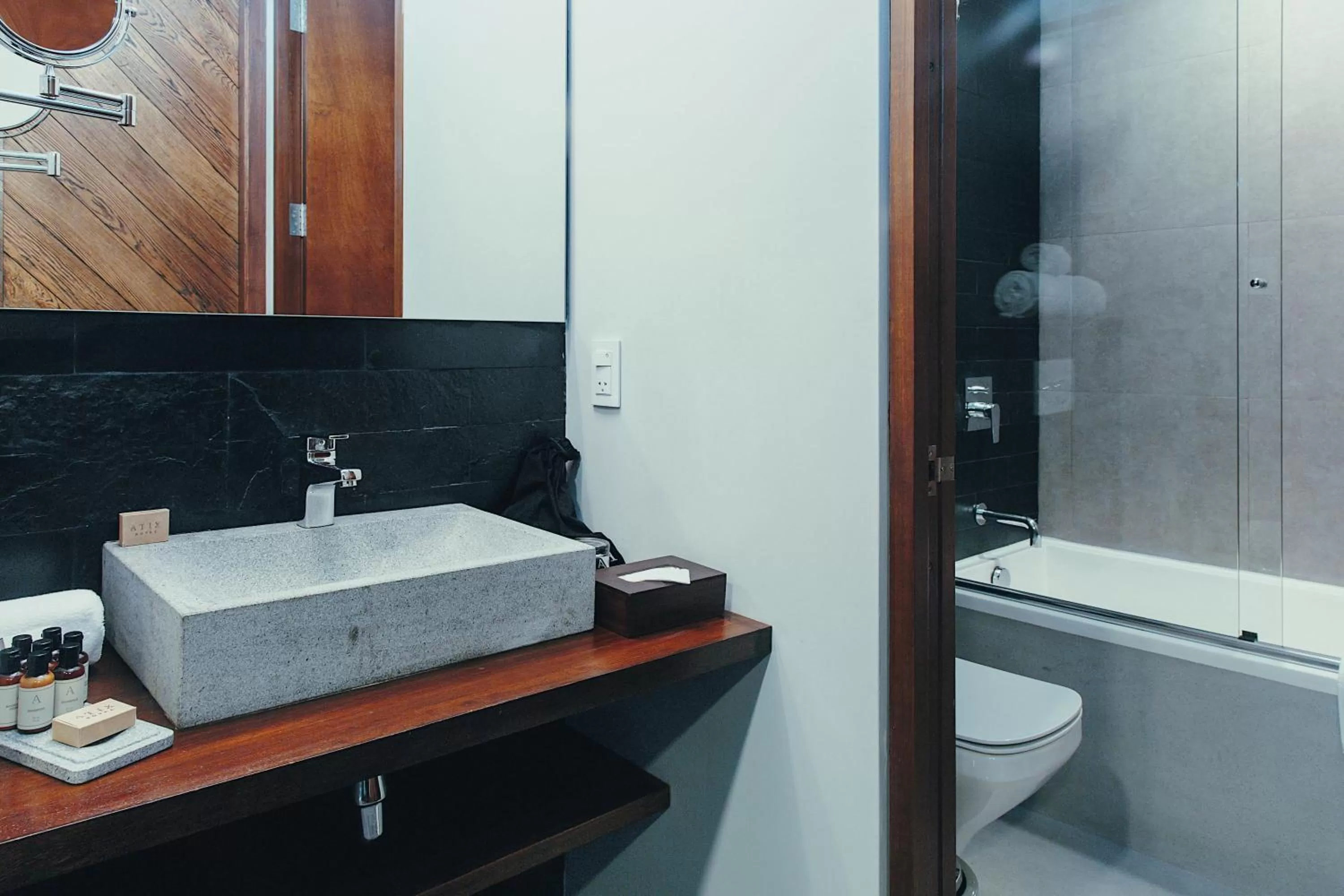 Shower in Atix Hotel, a Member of Design Hotels