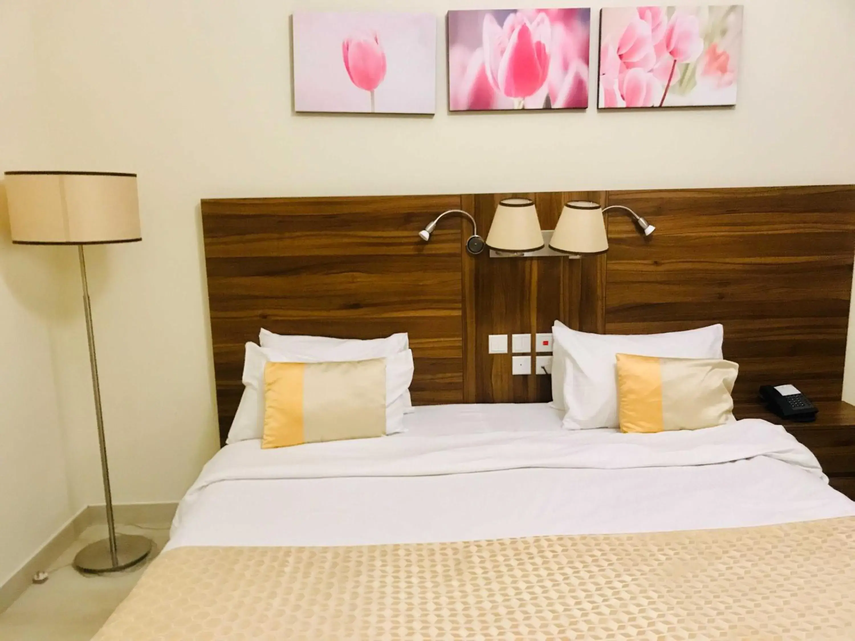 Bed in Tulip Al Barsha Hotel Apartments