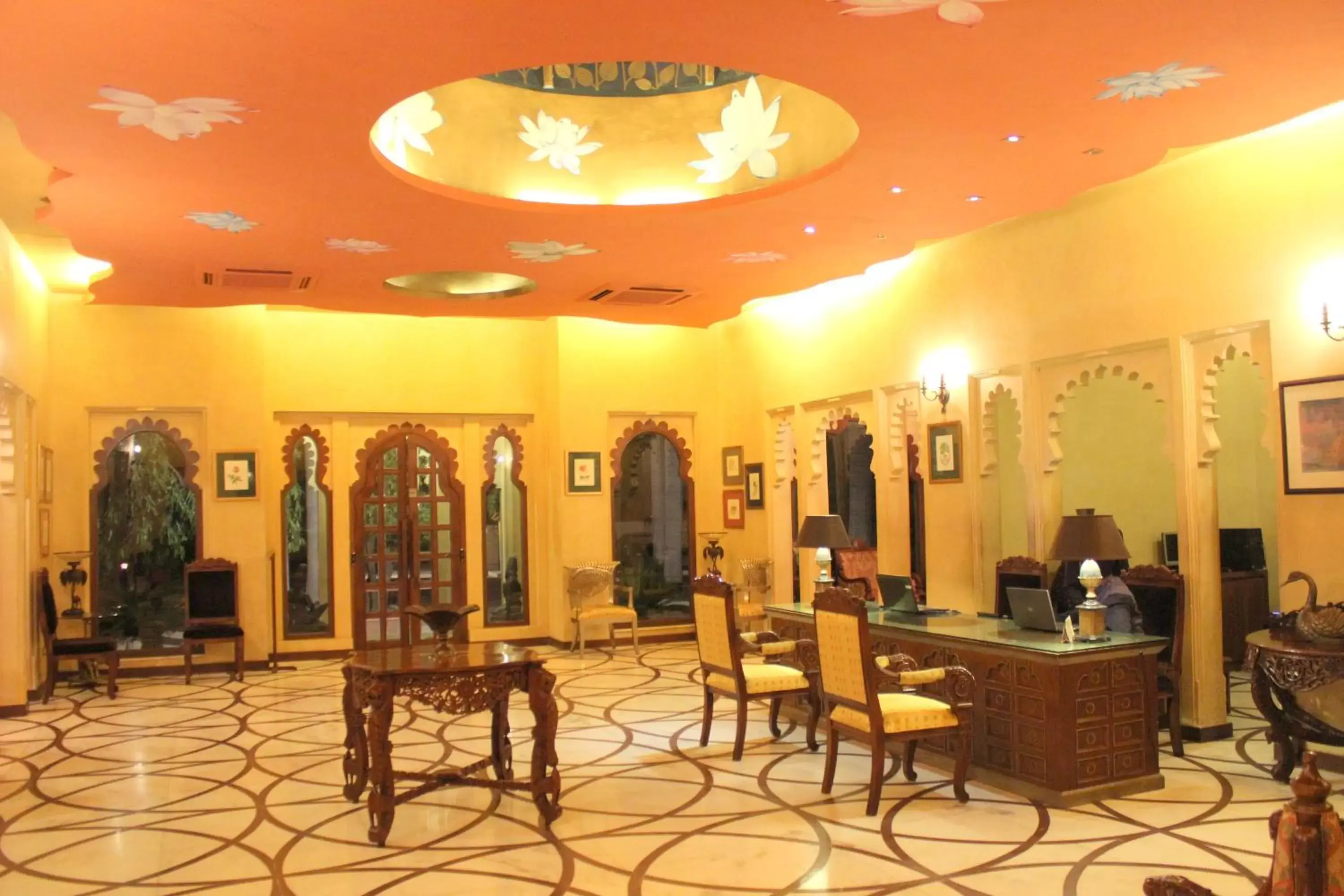 Lobby or reception, Restaurant/Places to Eat in juSTa Rajputana Resort & Spa