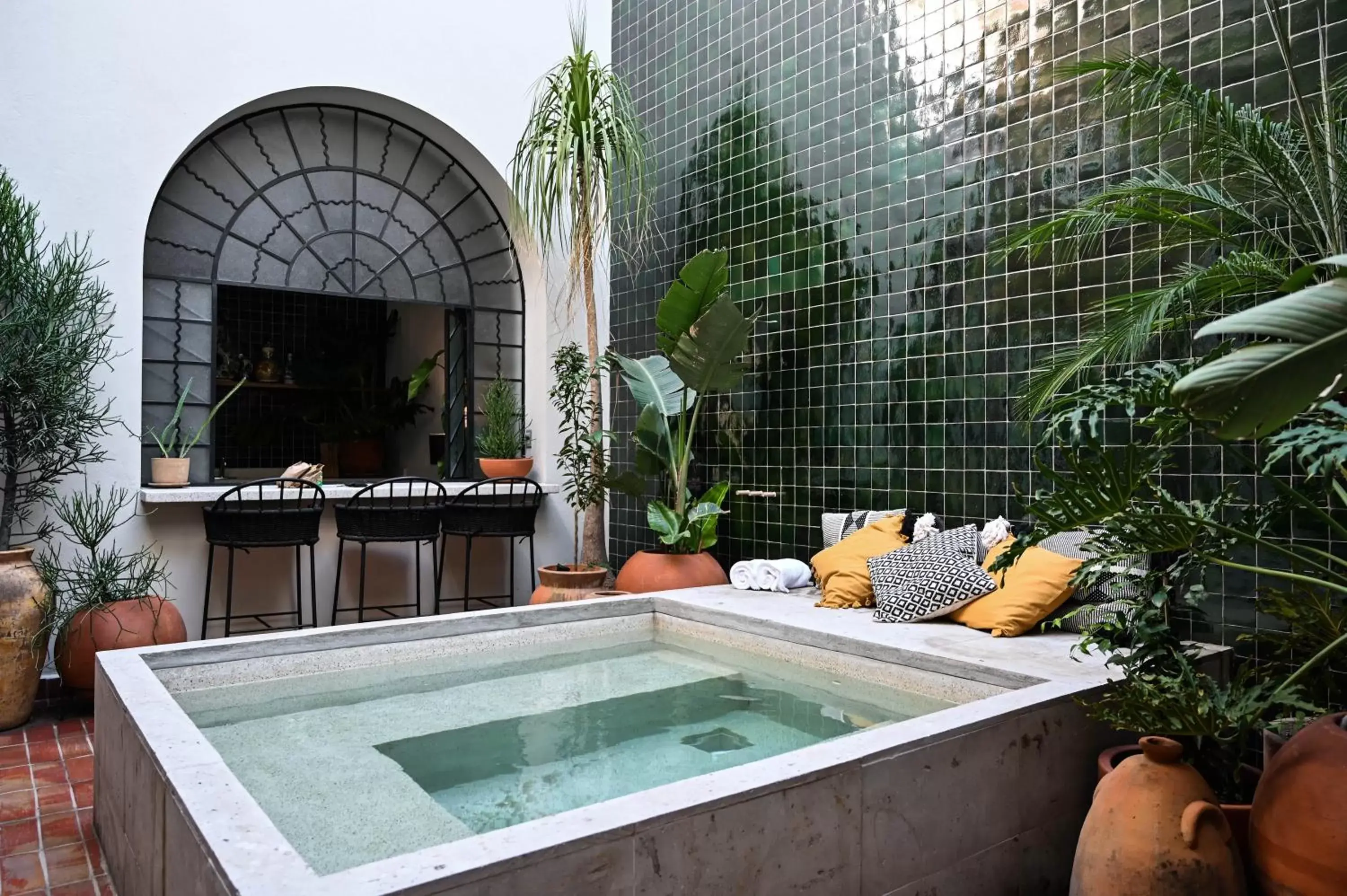 Swimming Pool in Casa Kali by Barrio México