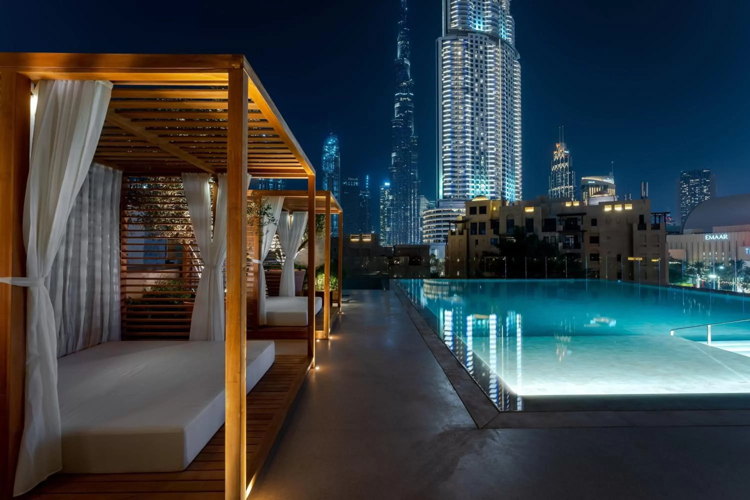 Swimming pool in The Dubai EDITION