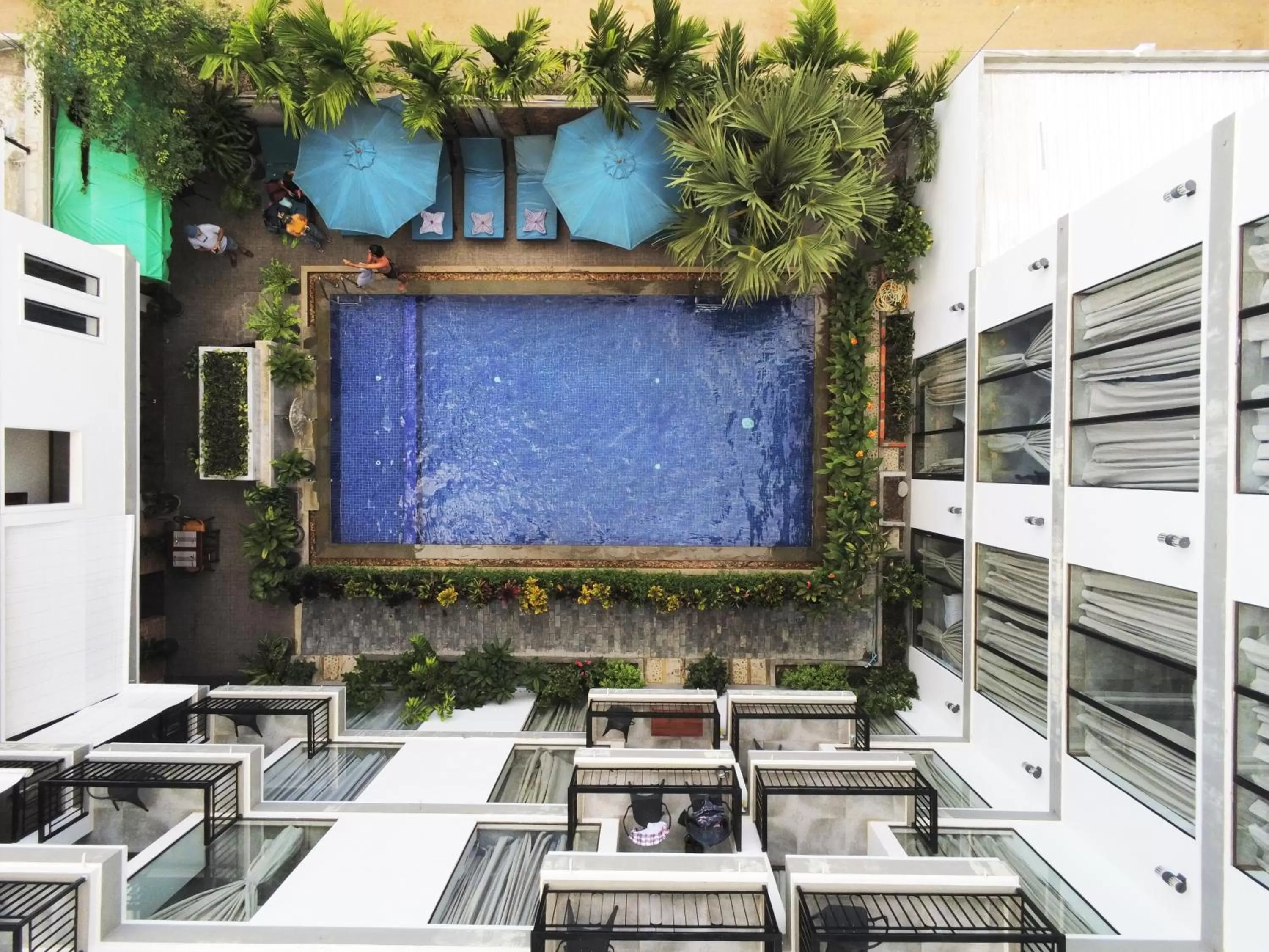 Pool view in CENTRAL BLANCHE Residence
