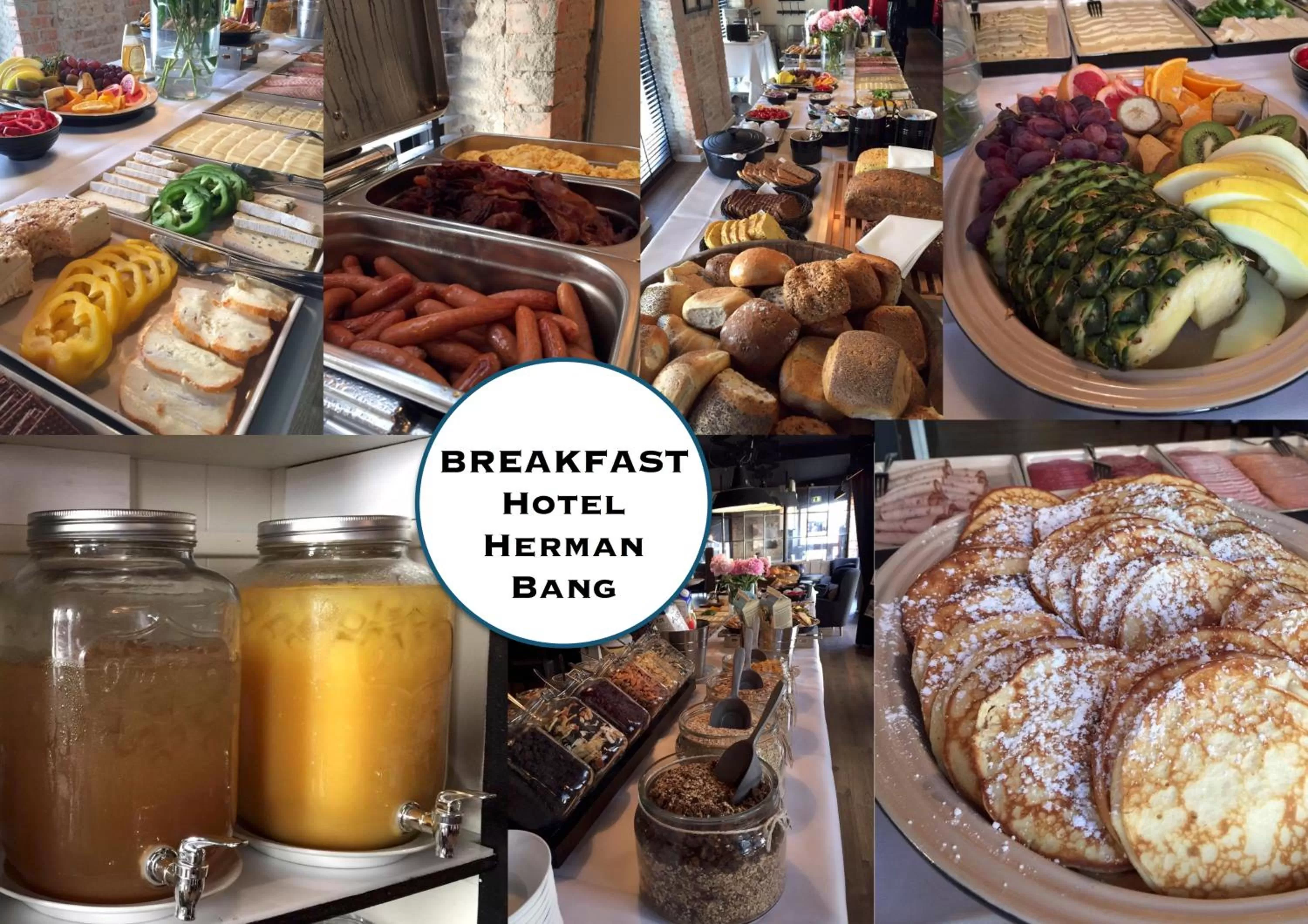 Buffet breakfast, Food in Herman Bang Bed and Breakfast