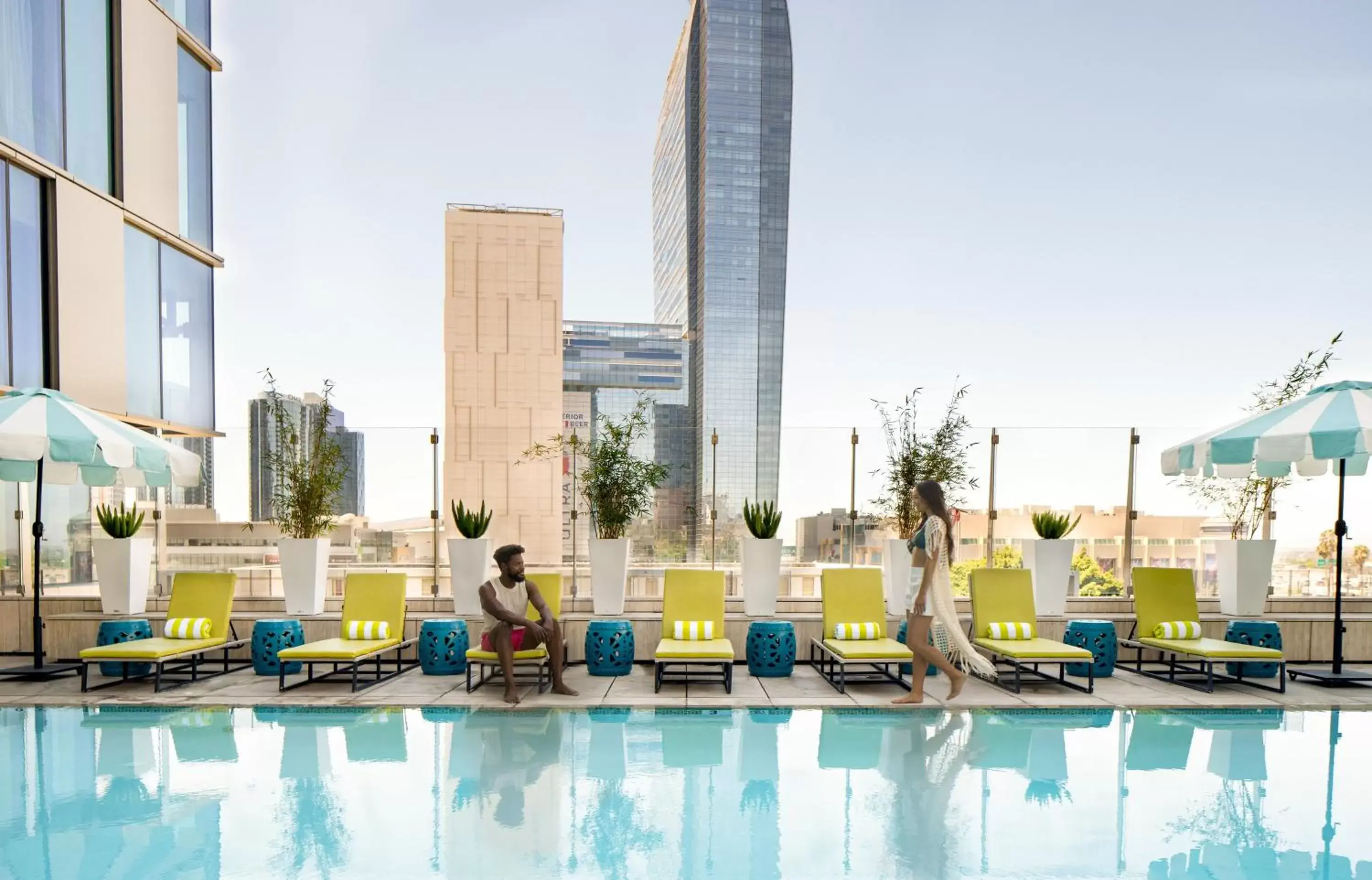 Swimming Pool in Hotel Indigo - Los Angeles Downtown, an IHG Hotel