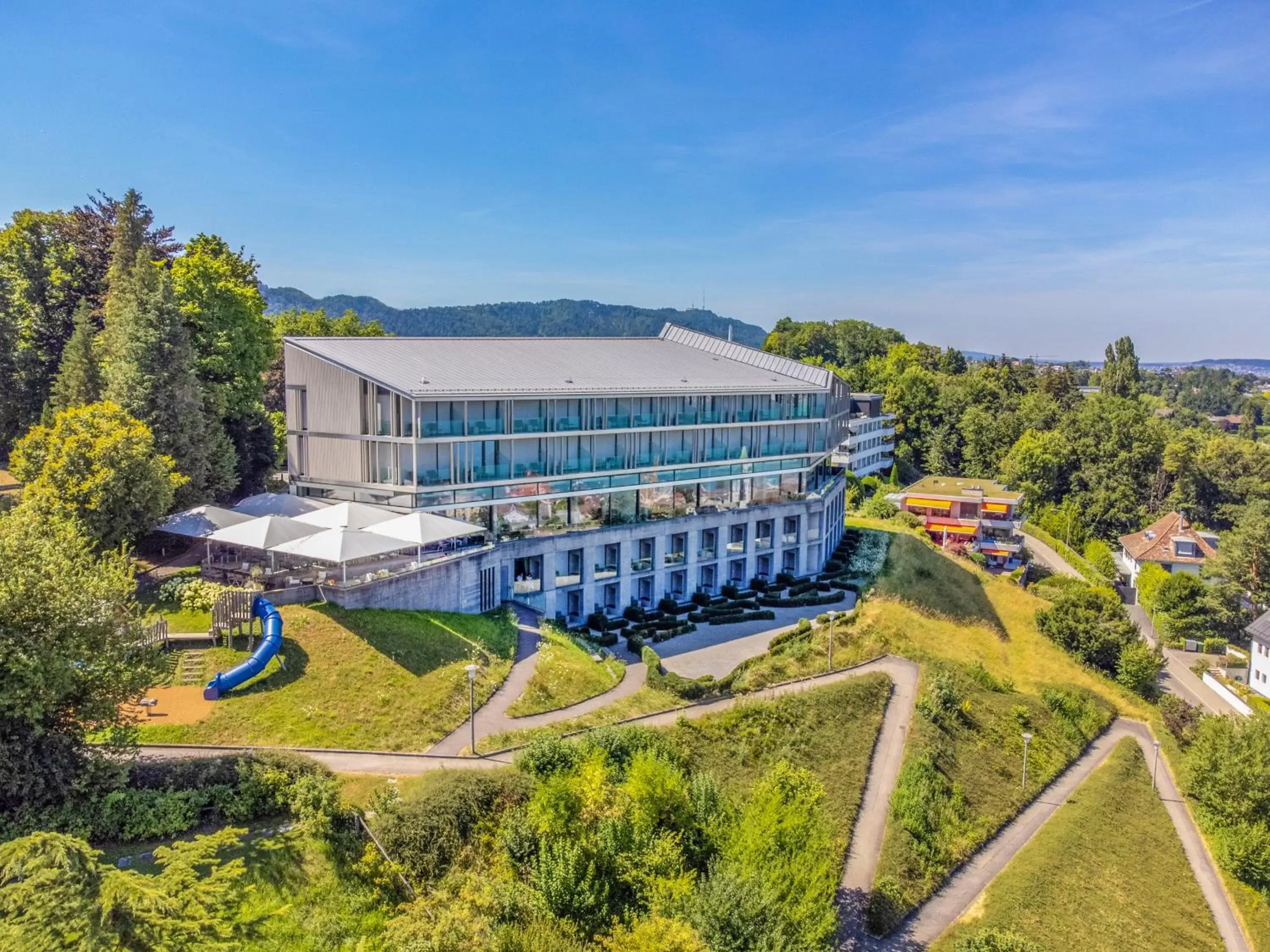 Property building, Bird's-eye View in Belvoir Swiss Quality Hotel