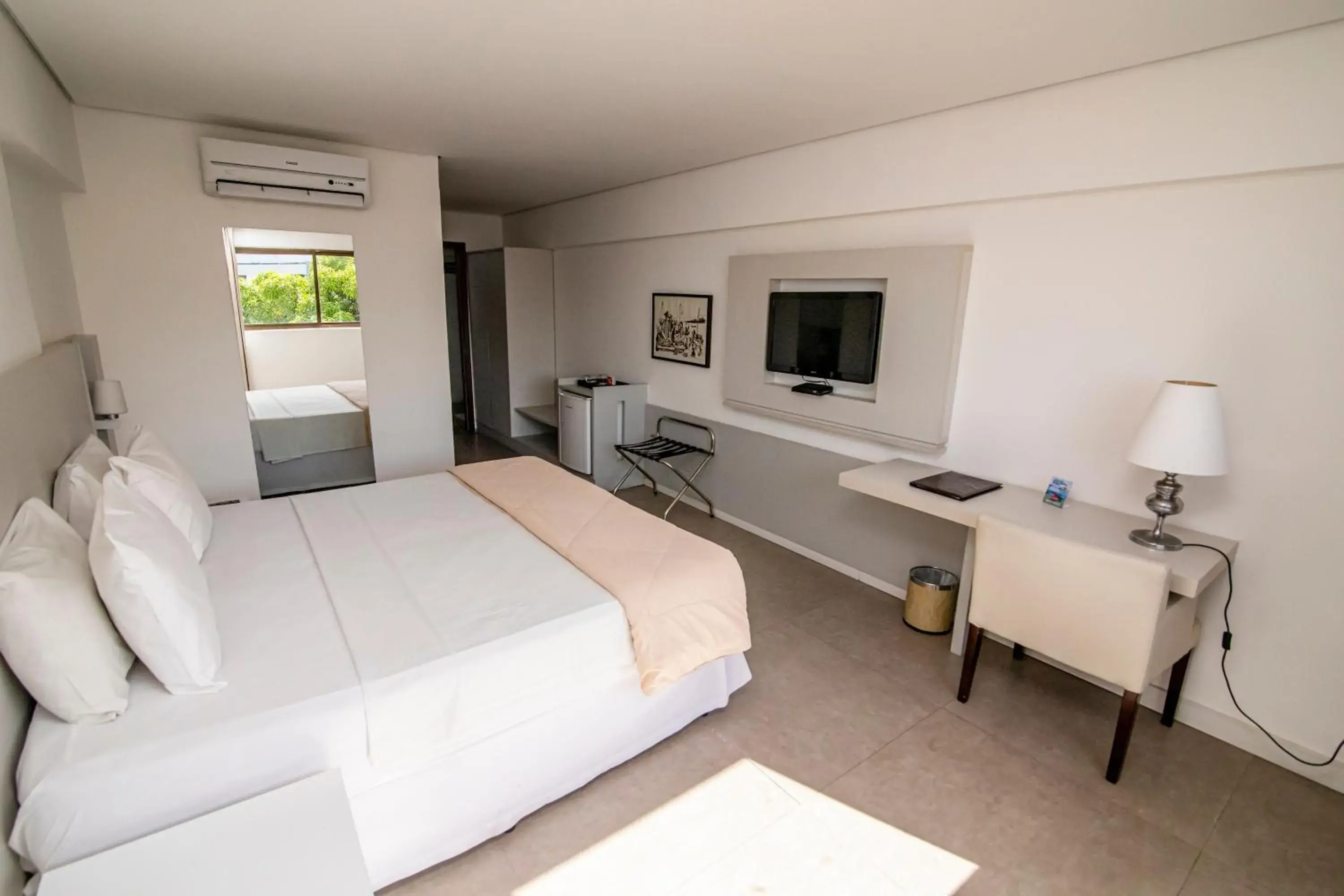 Property building, Bed in Hotel Cabo Branco Atlântico