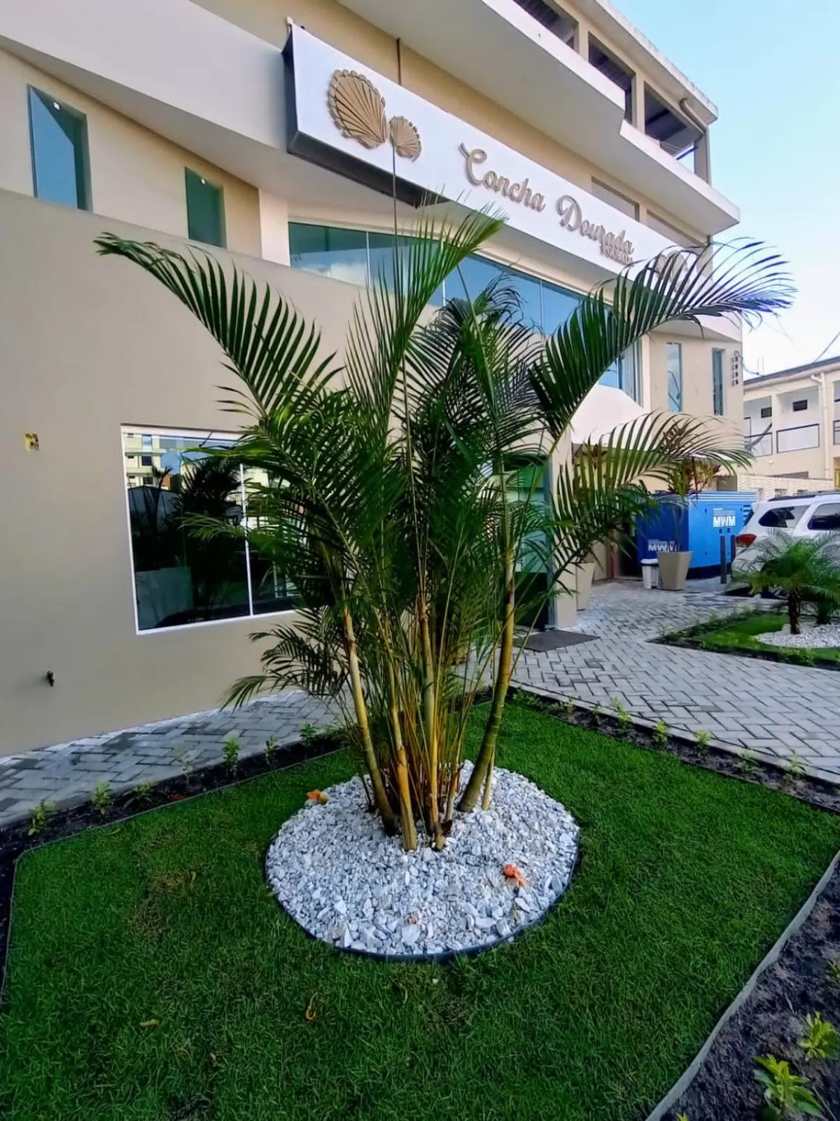 Garden view in Pousada Concha Dourada